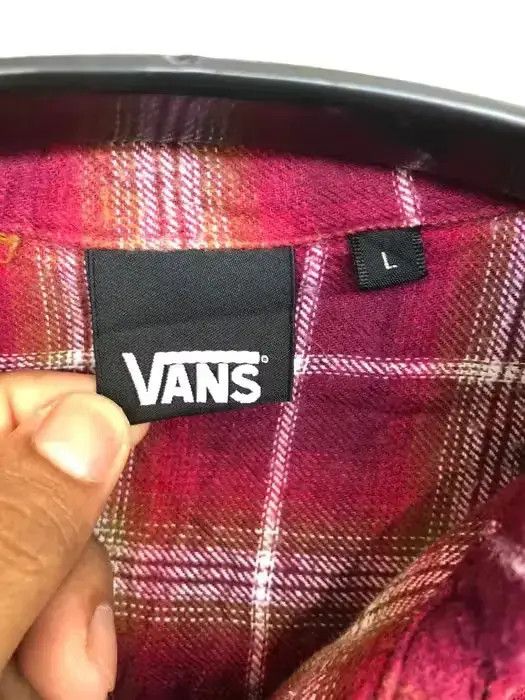 Vans Vans Checked Plaid Tartan Flannel Shirt 👕 Size US L / EU 52-54 / 3 - 3 Thumbnail