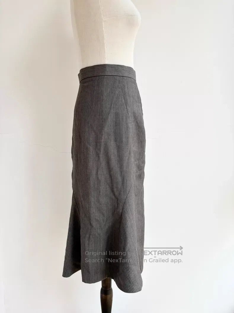 Vivienne Westwood Vivienne Westwood Gray Striped Mermaid Long Skirt Size 26" / US 2 / IT 38 - 4 Thumbnail