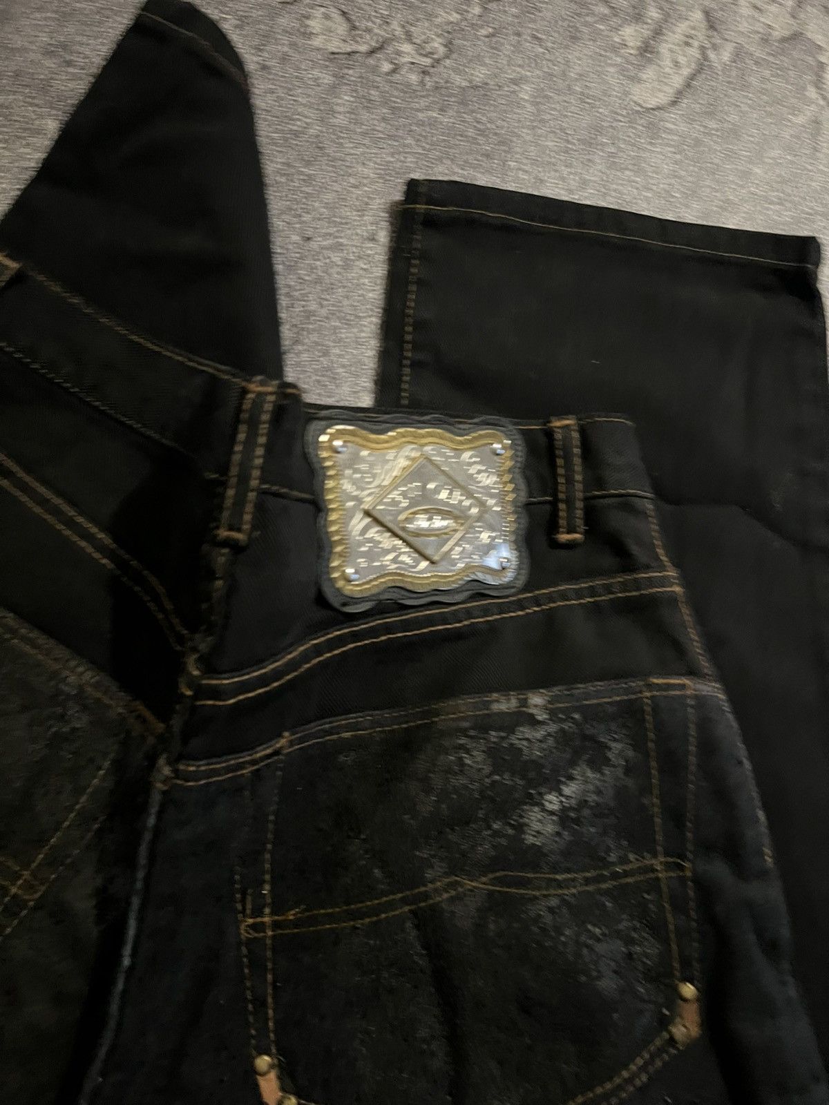 Japanese Brand Hysteric Glamour Style / Sexy Destroyed Baggy Y2K / Vintage Size US 32 / EU 48 - 6 Thumbnail