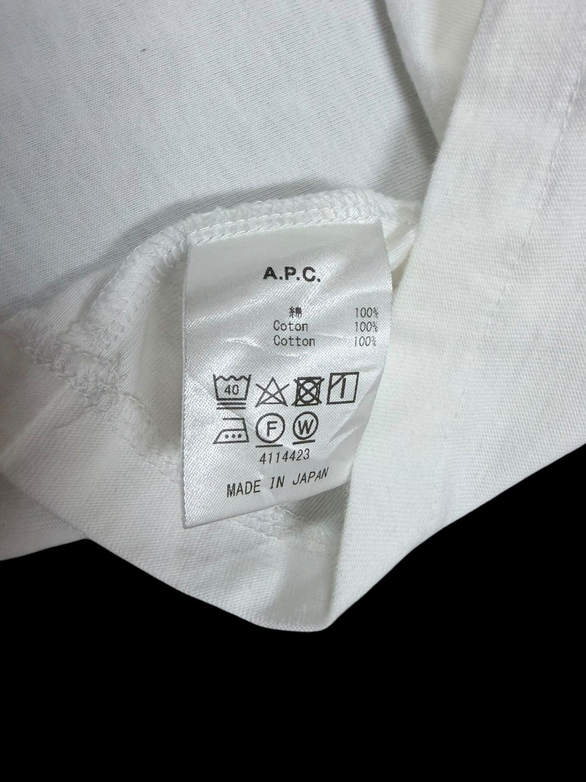A.P.C. A.P.C Stripe Trim T-Shirt Size US M / EU 48-50 / 2 - 11 Thumbnail