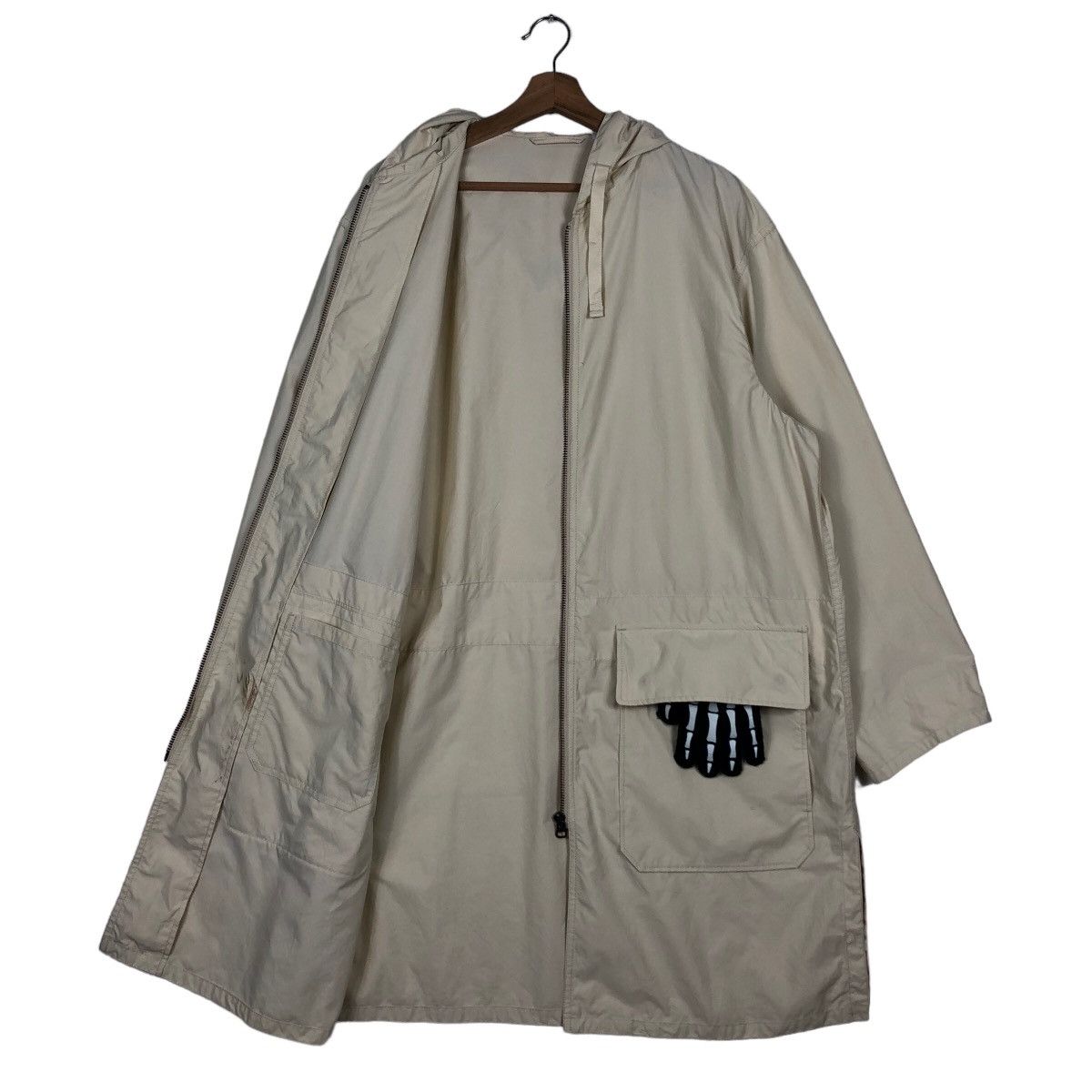 Japanese Brand 🔥Rich Brown Cream - Long Fly Coats Jacket Uniqlo Undercover Size US L / EU 52-54 / 3 - 10 Thumbnail
