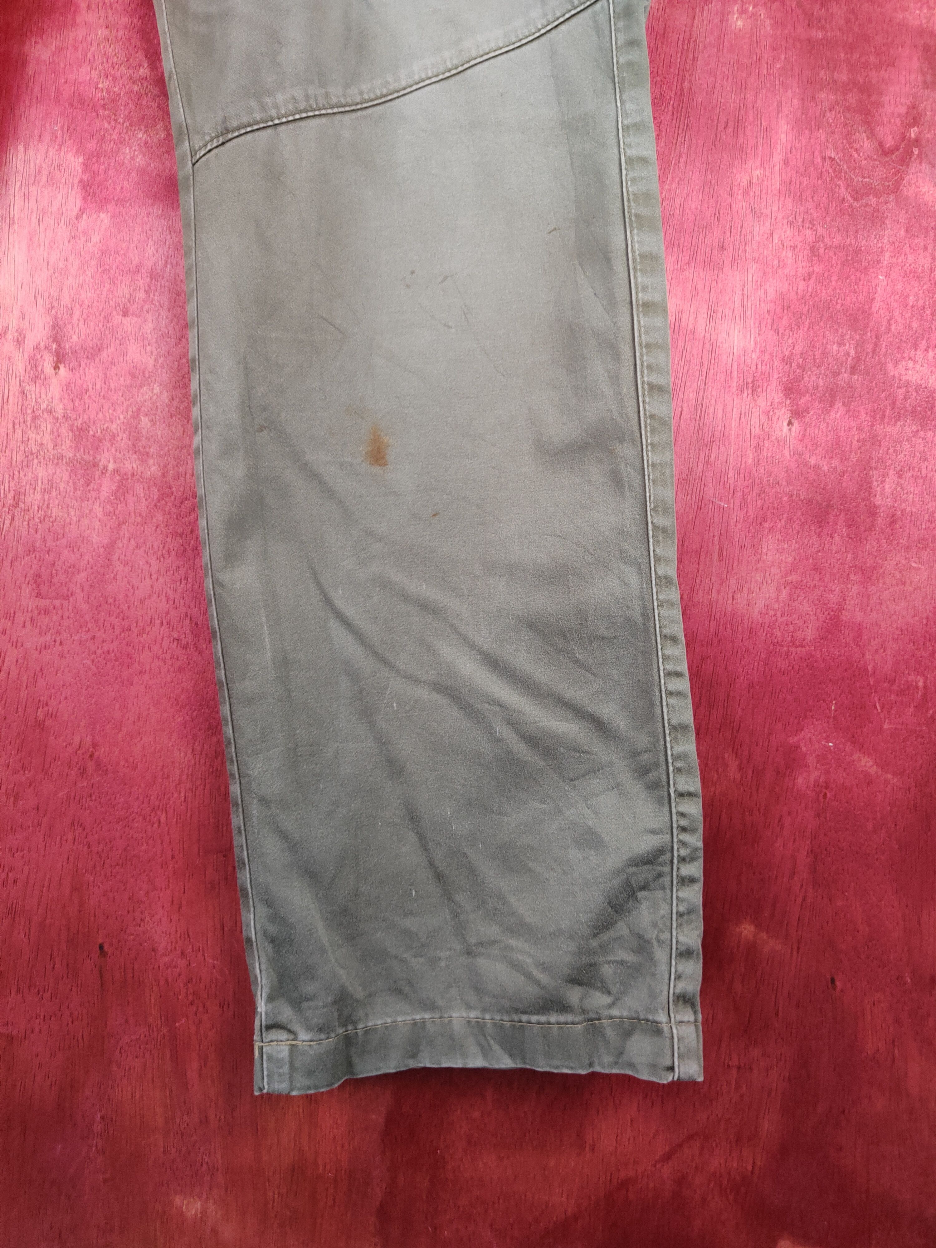 Japanese Brand Japanese Olive Multipocket Faded Cargo Pants N#S001 Size US 32 / EU 48 - 6 Thumbnail