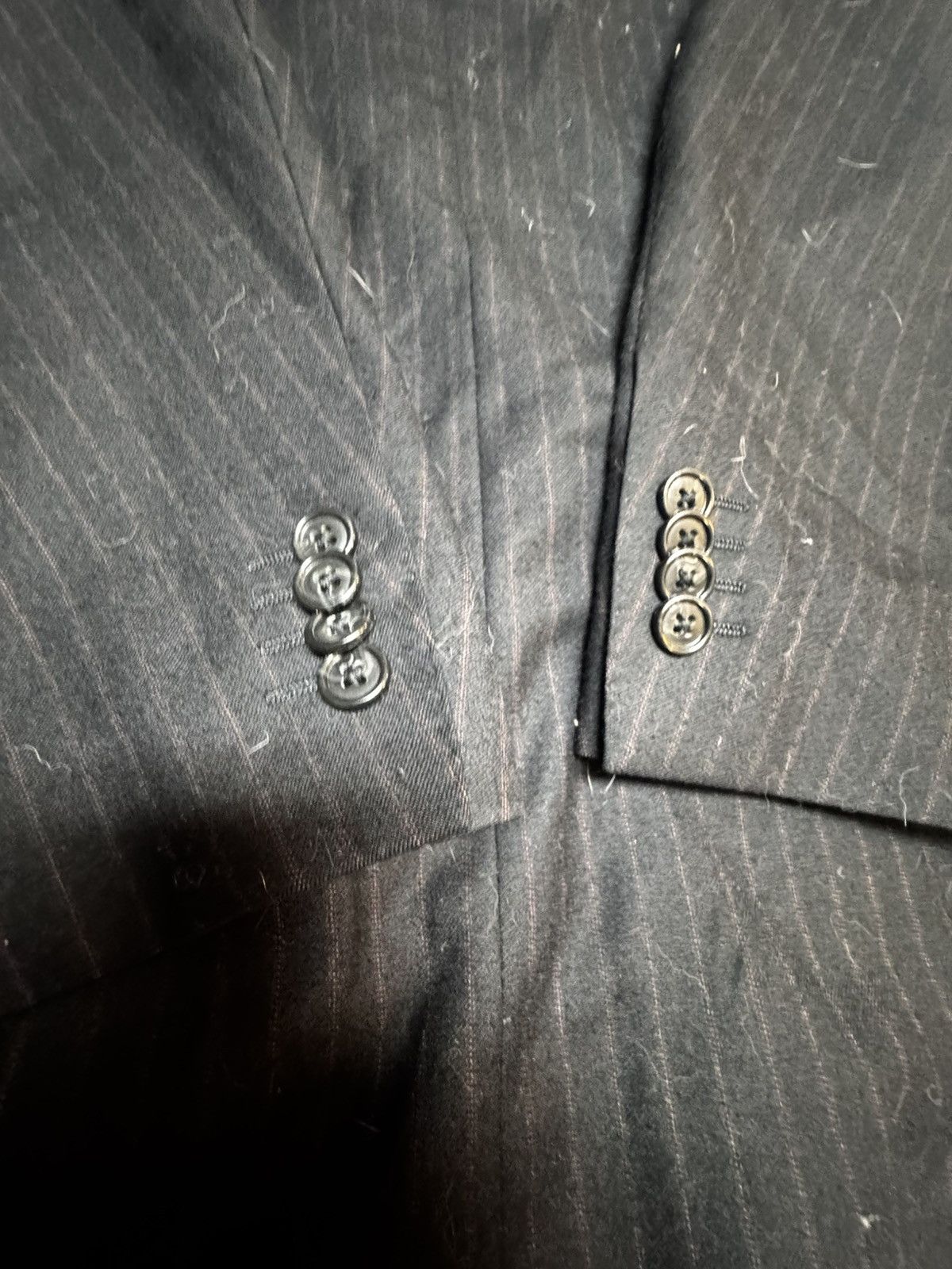 Corneliani Corneliani Pinstripe Blazer: Wool/Cashmere – 54R IT / 44R US Size 44R - 7 Thumbnail