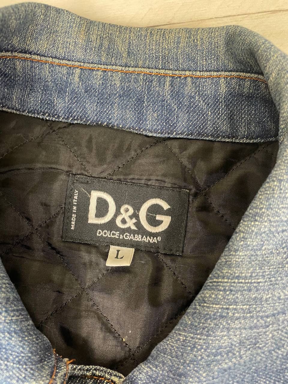 Dolce & Gabbana Vintage Dolce Gabbana Denim Jacket Y2K 90s Size US L / EU 52-54 / 3 - 21 Thumbnail