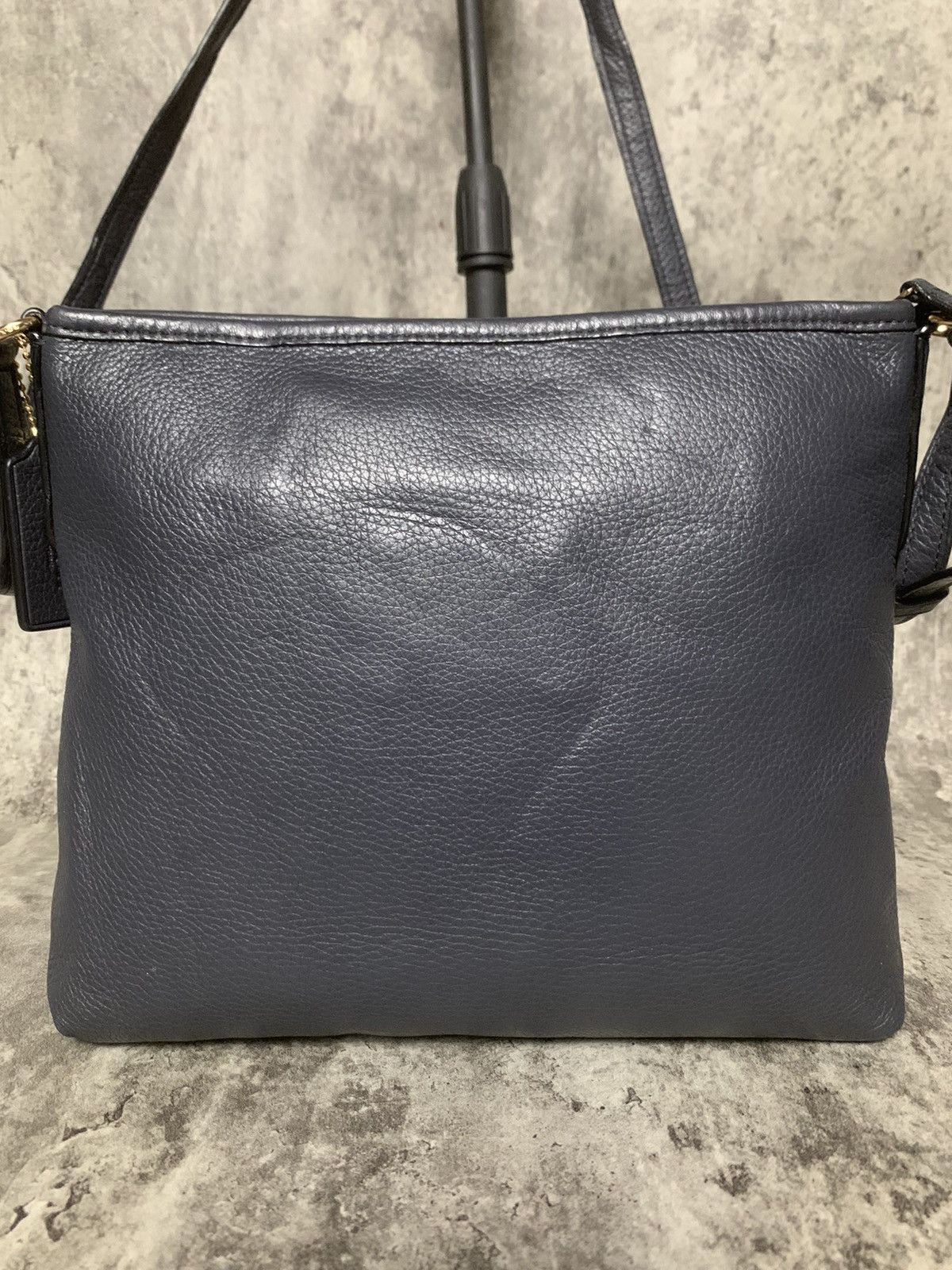 Coach COACH Leather Black Charcoal / Dark Grey Size ONE SIZE - 5 Thumbnail