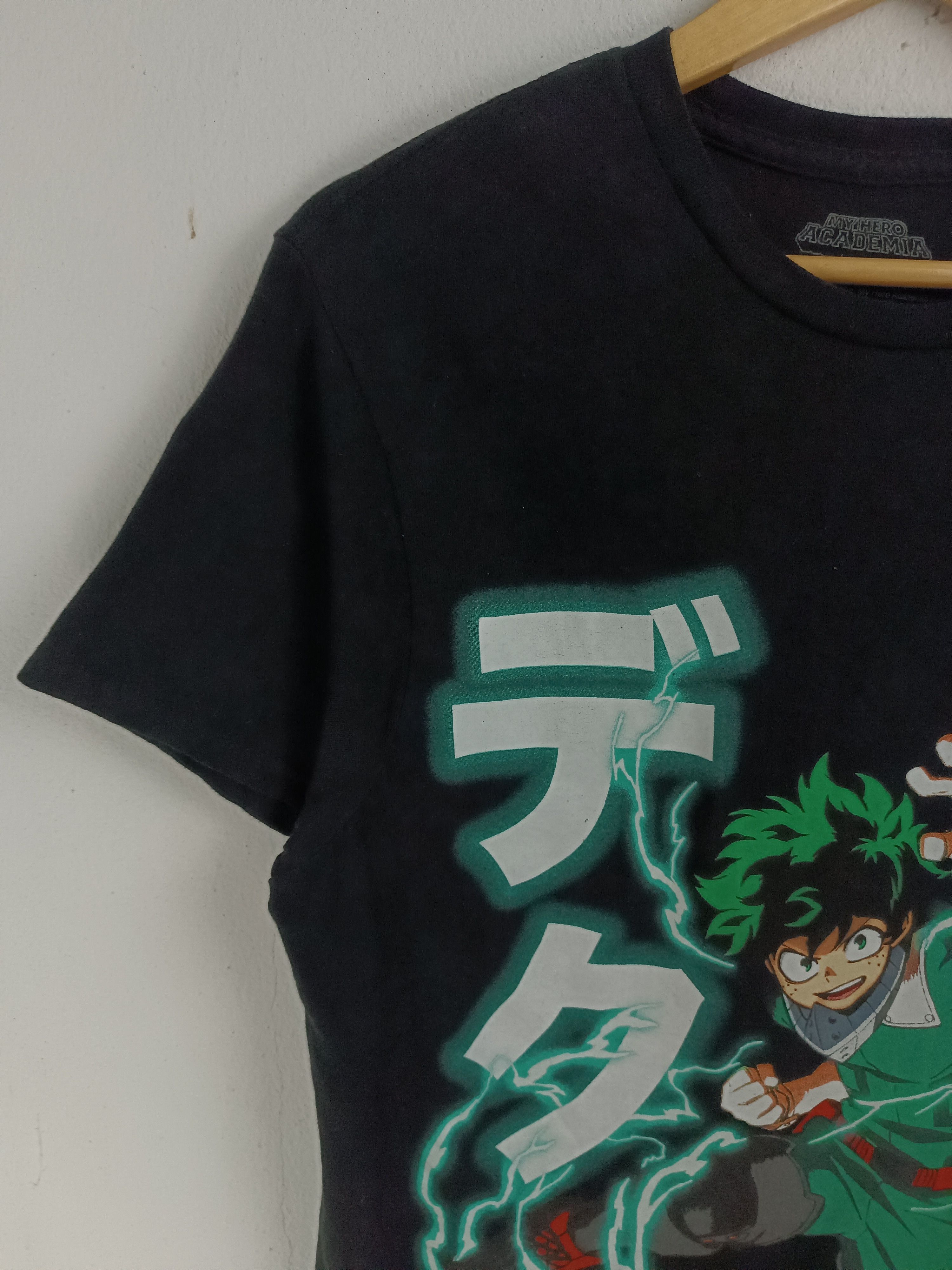 Anime VINTAGE MY HERO ACADEMIA DEKU LIGHTNING POWER TEE bleach Size US M / EU 48-50 / 2 - 5 Thumbnail