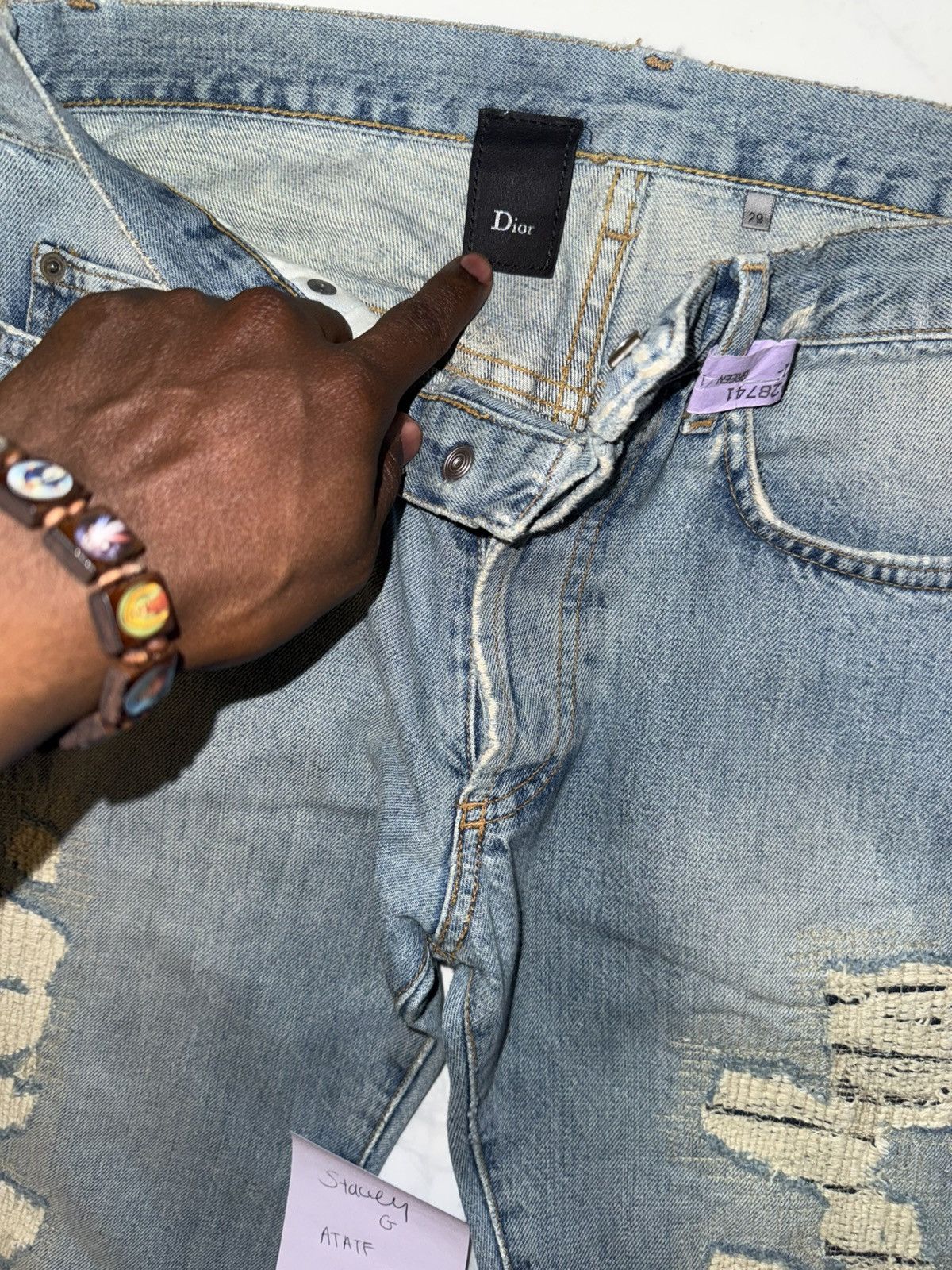 Dior Dior homme ss06 crash denim Size US 29 - 3 Thumbnail