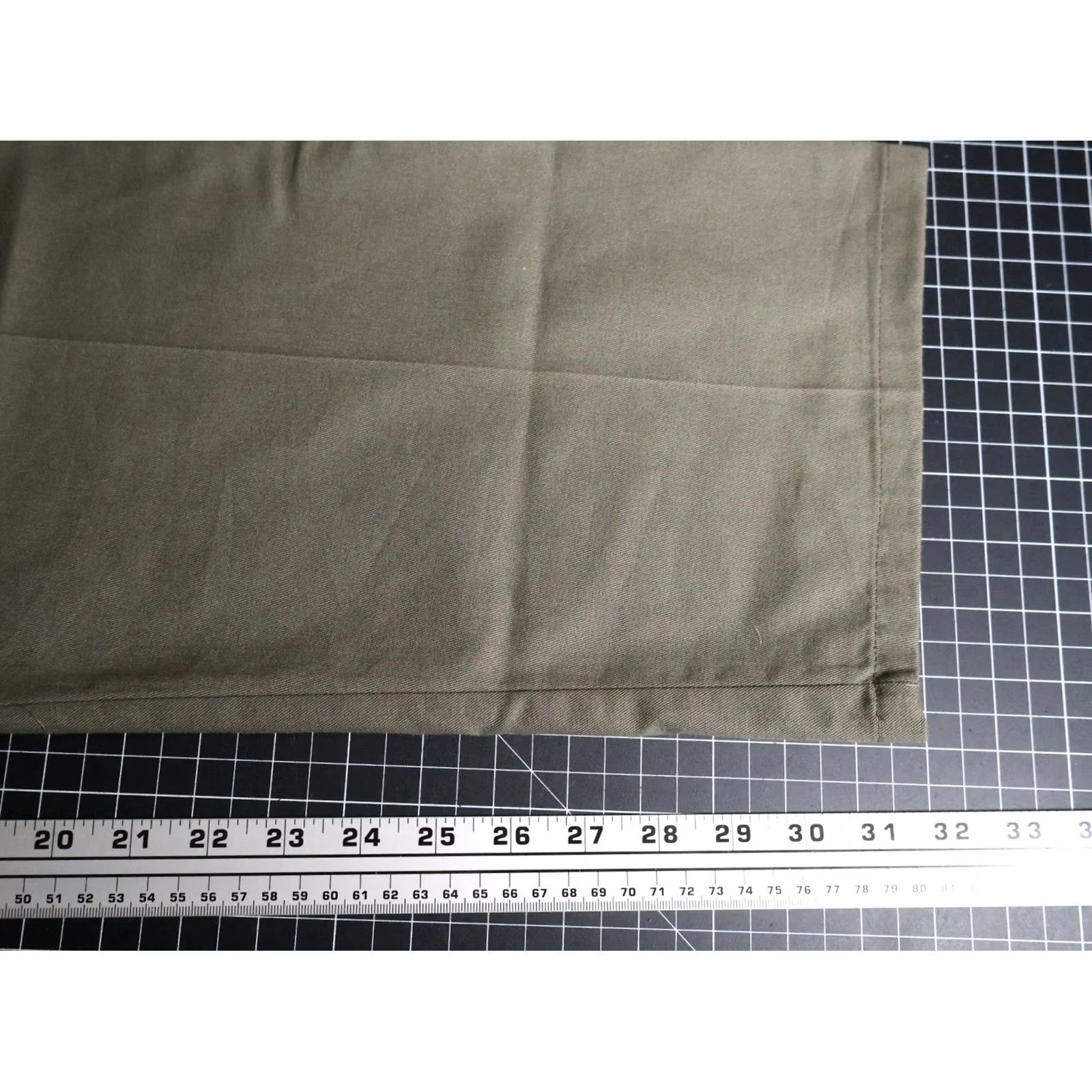Olive VINTAGE 90s Pleated Chino Pants Mens 34 x 32 Olive Green Talon Zipper Elastic Waist Regular Rise 90s Retro Preppy Size US 34 / EU 50 - 6 Thumbnail