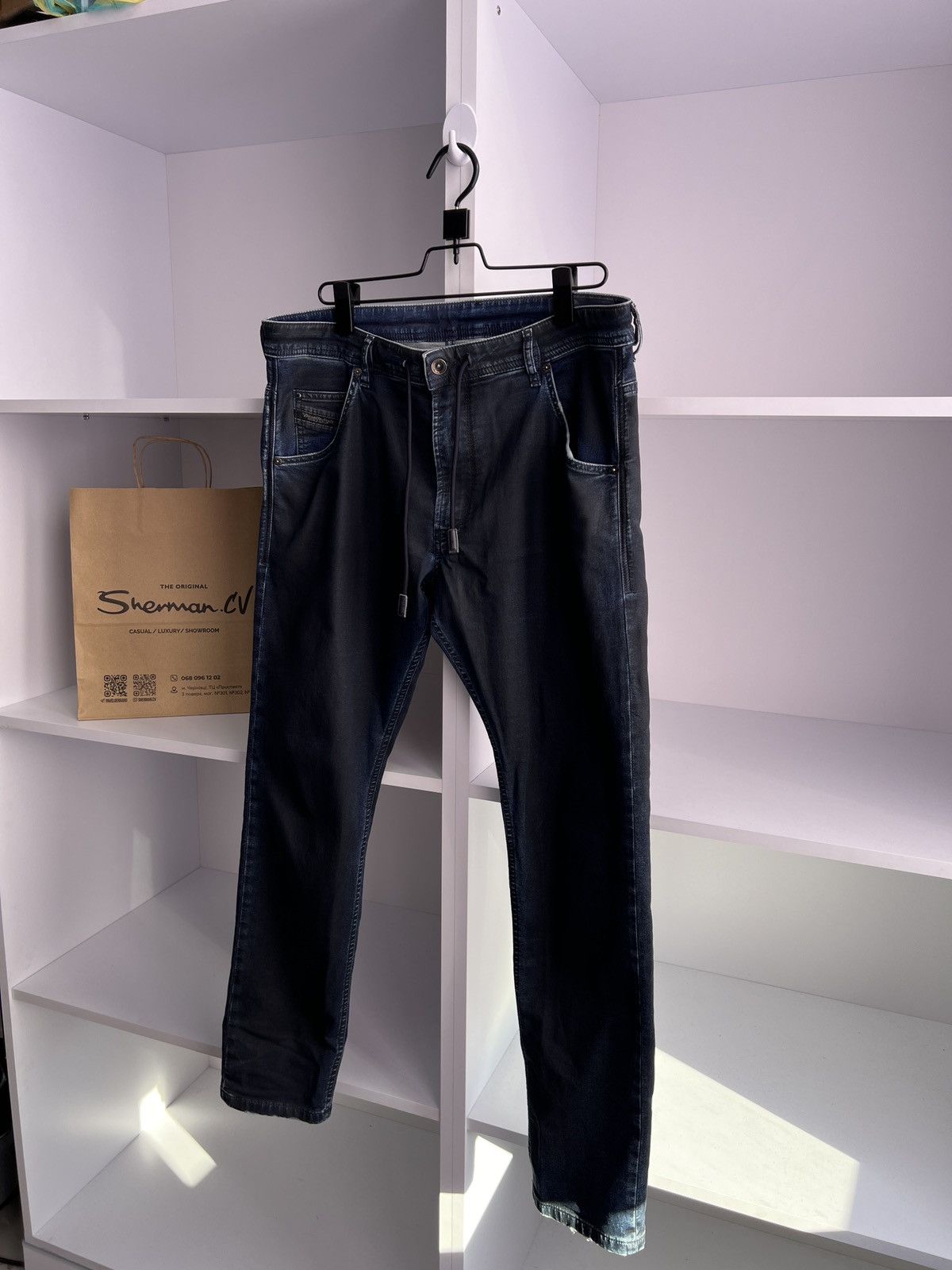 Diesel × Vintage Vintage Diesel Krooley CB-Ne Blue Denim Jeans Size US 34 / EU 50 - 4 Thumbnail