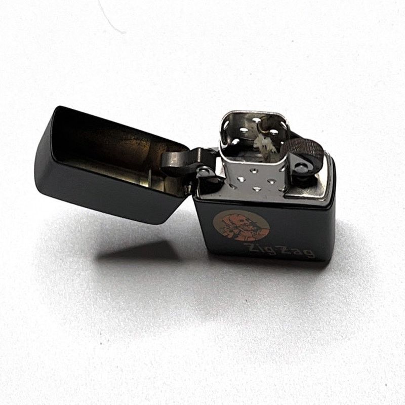 Zippo RARE Vintage Zippo – Zig Zag Man – Black Matte – 1997 MINT Size ONE SIZE - 10 Thumbnail