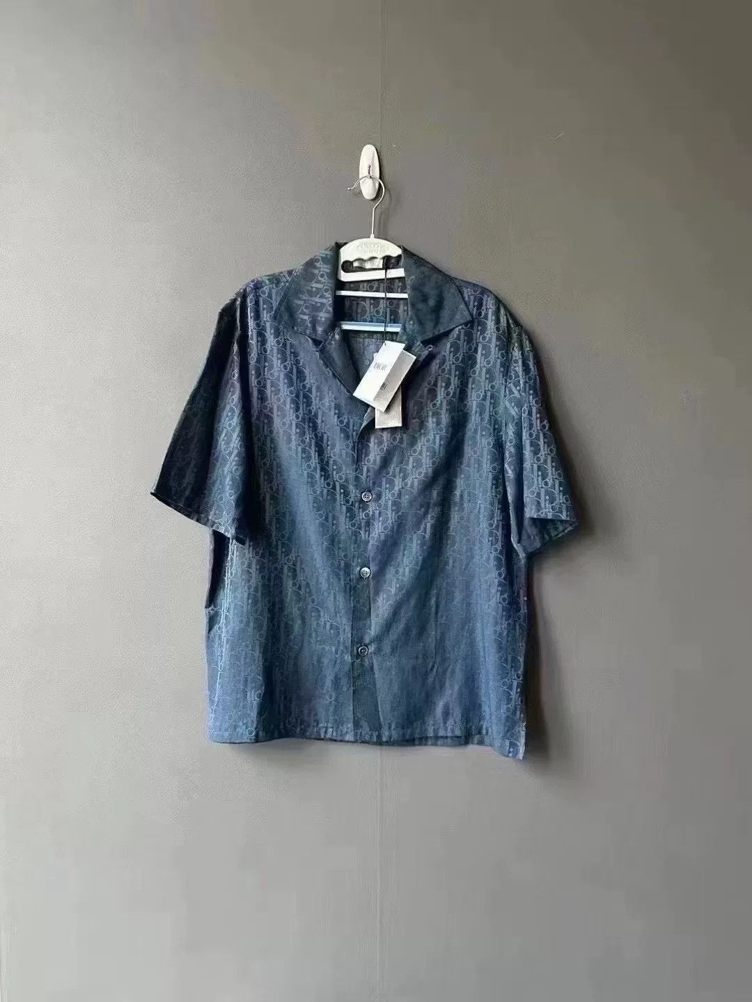 Dior Dior All-over Print Short-sleeve Shirt Size US M / EU 48-50 / 2 - 1 Thumbnail