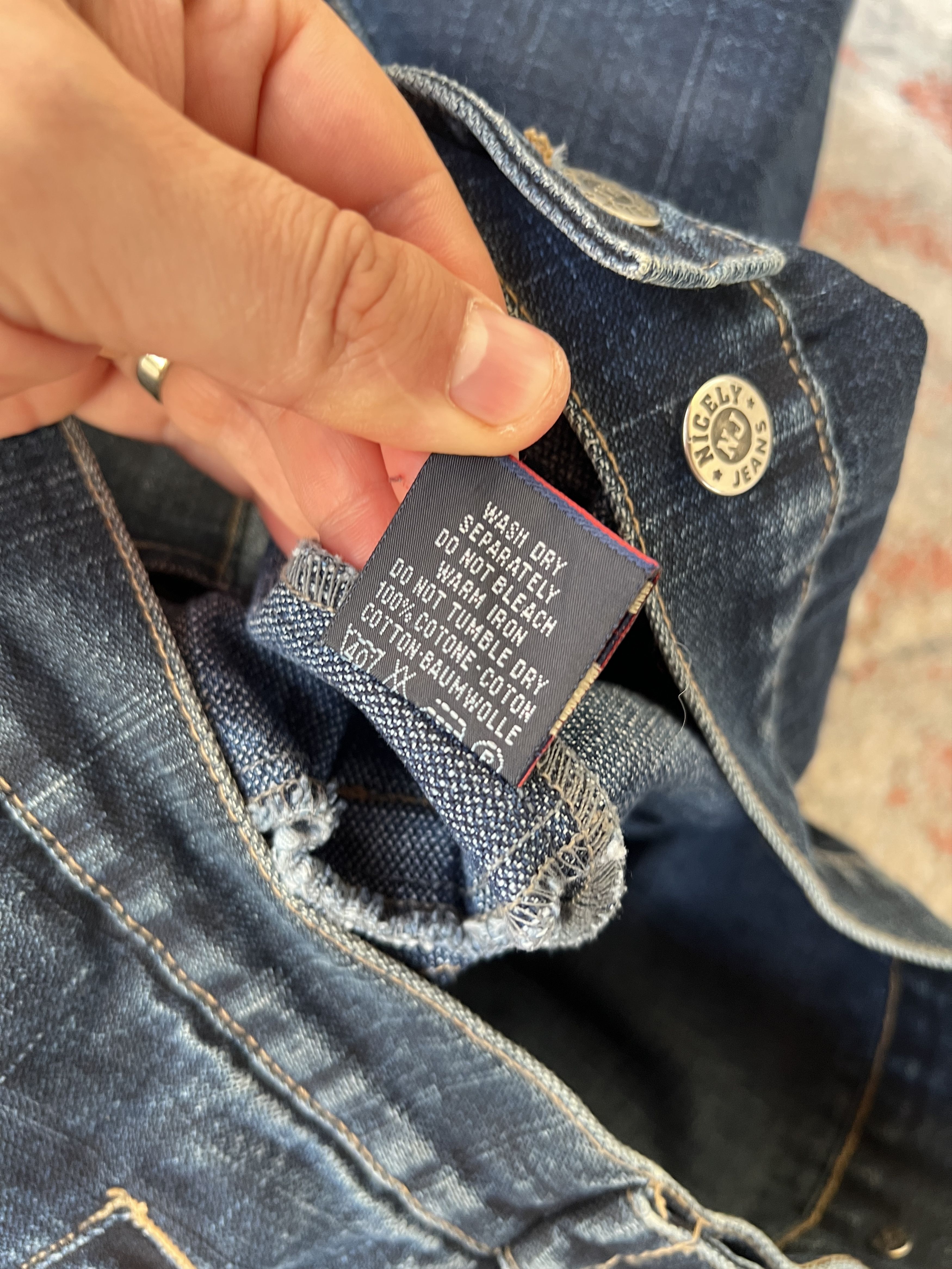 Vintage Nicely Vintage Denim Jacket Size US S / EU 44-46 / 1 - 8 Thumbnail