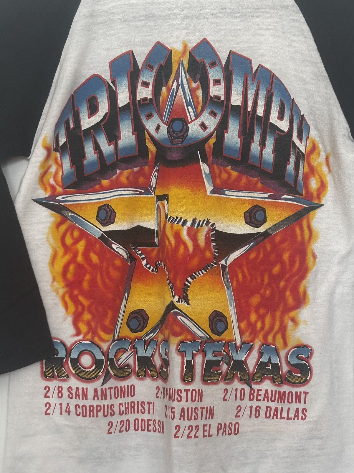Vintage Vintage 1985 Triumph Raglan Size US S / EU 44-46 / 1 - 5 Thumbnail
