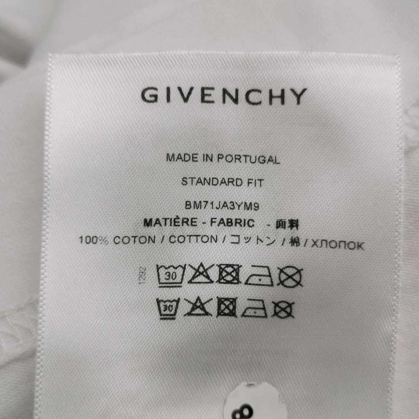 Givenchy Givenchy Cotton Logo Crew Neck T. Size US M / EU 48-50 / 2 - 9 Thumbnail
