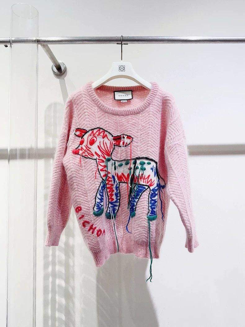 Gucci GucciDeer tassel sweater 2503-Nextarrow Size M / US 6-8 / IT 42-44 - 1 Thumbnail