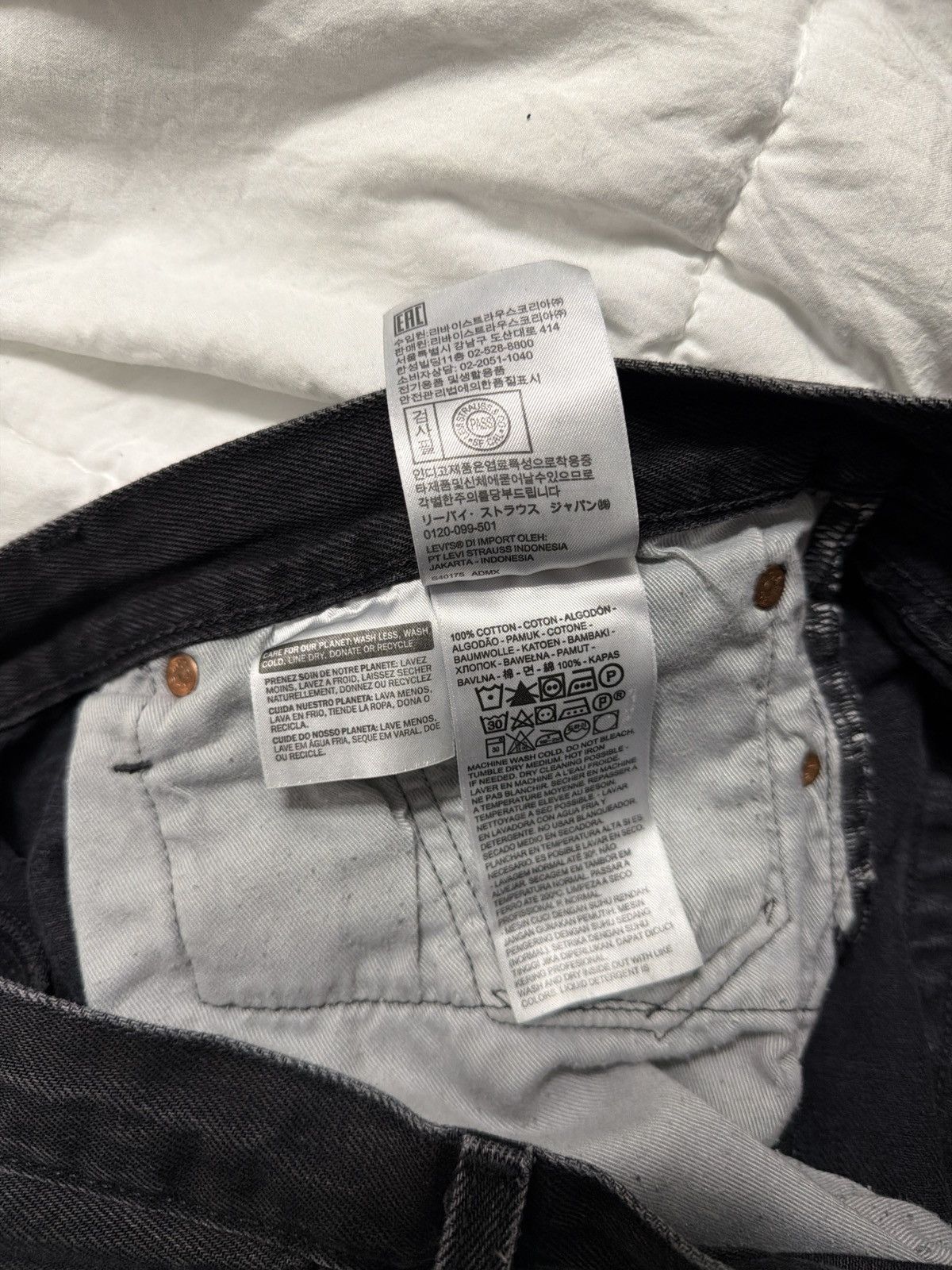 DENIM TEARS × Levi's Denim Tears Peace In My Pocket Jeans Size US 36 / EU 52 - 6 Thumbnail