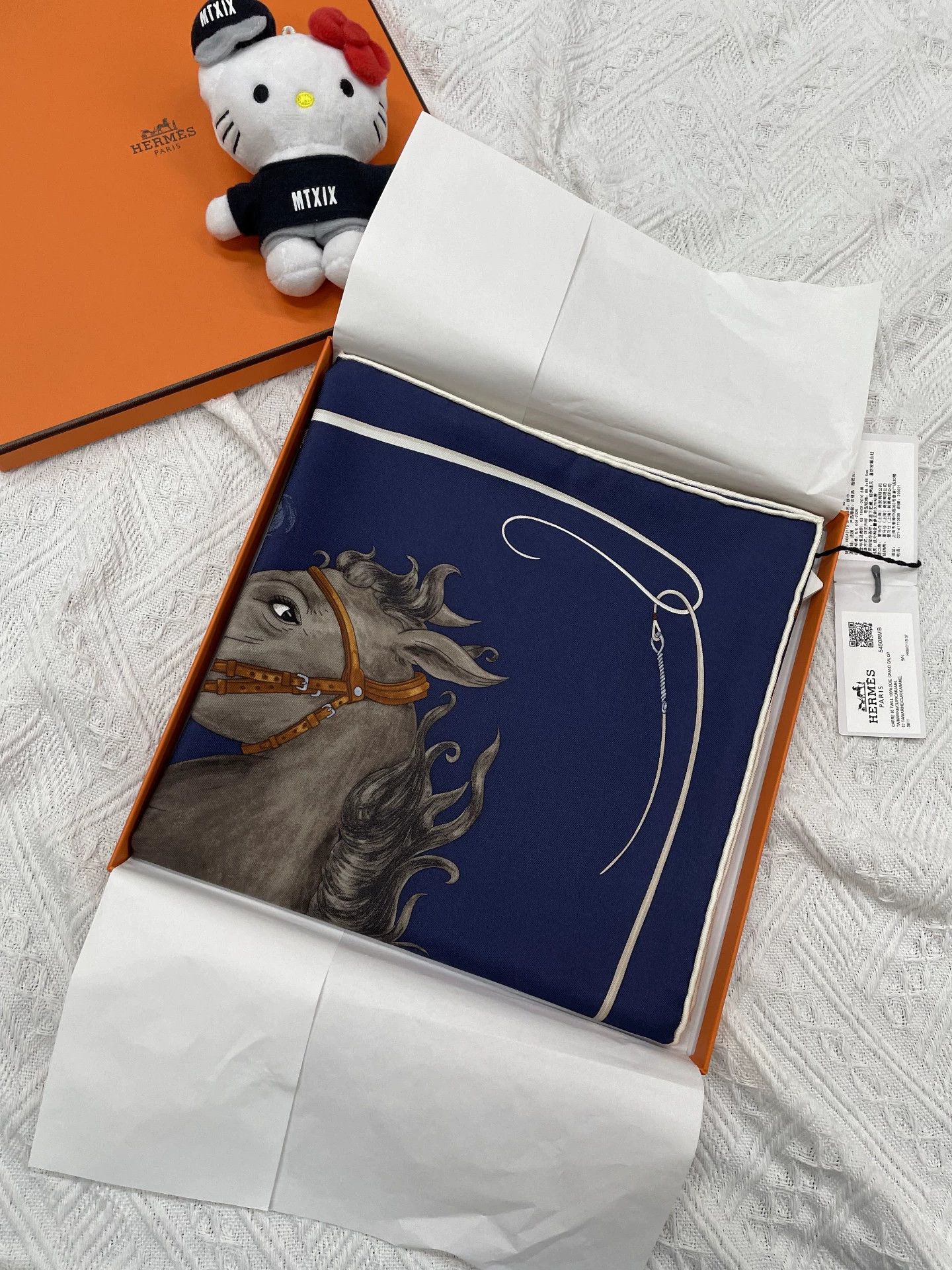 Hermes Hermes 26 SS Galloping 90x90 Scarf New w/ Box Size ONE SIZE - 1 Thumbnail