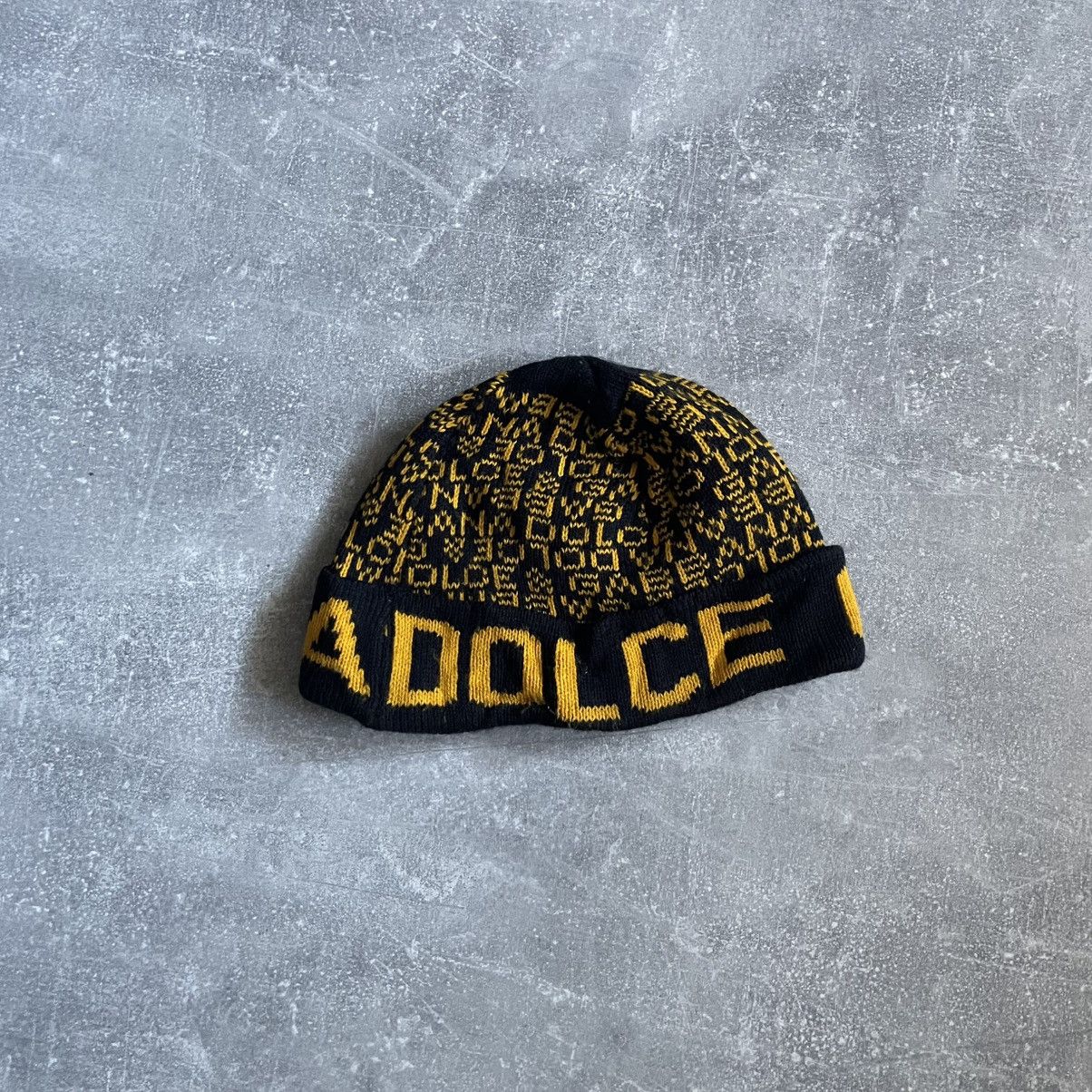 Vintage 90s Dolce Gabbana hat cap beanie monogram DG old rap wu og Size ONE SIZE - 1 Thumbnail
