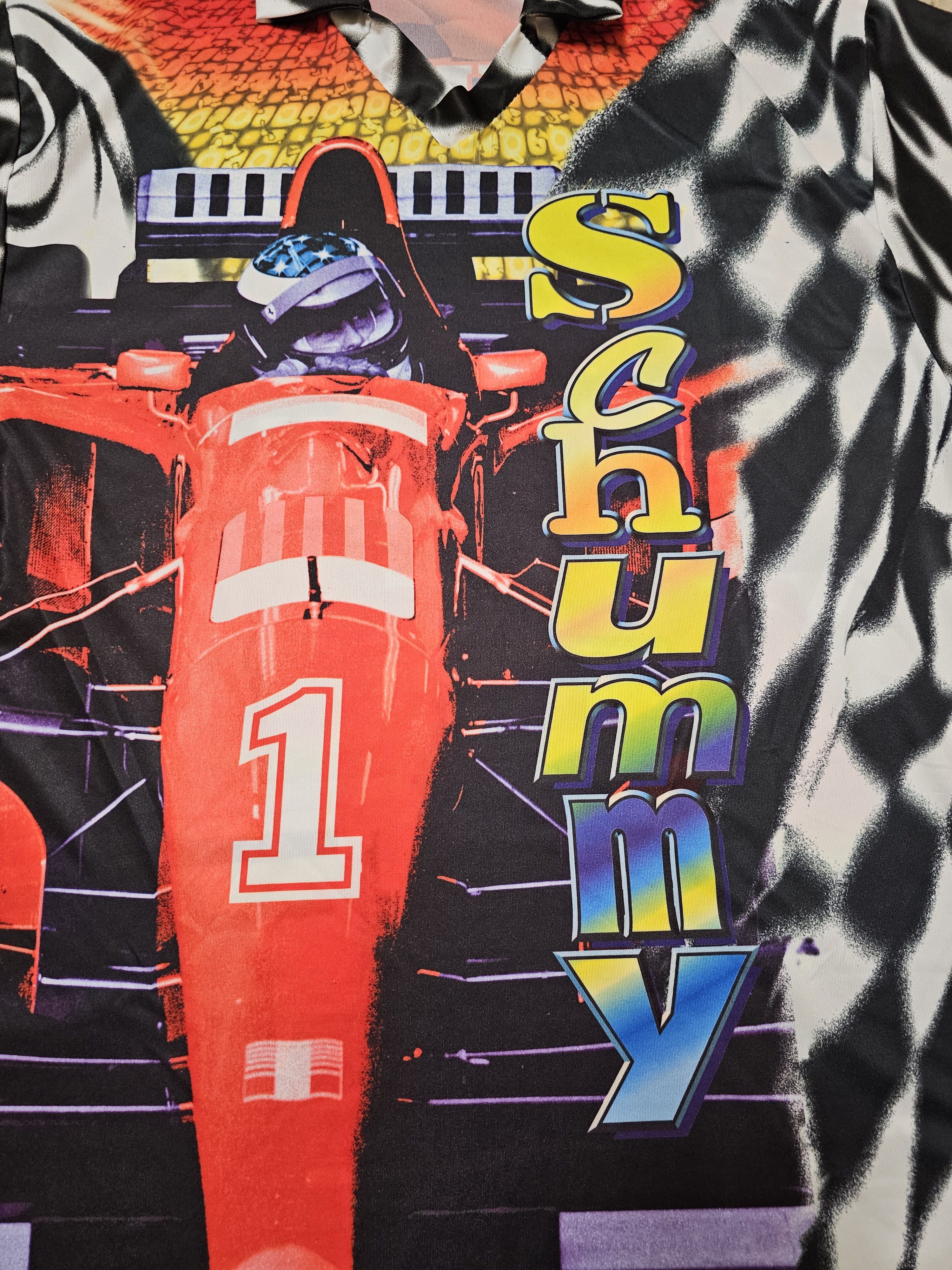 Formula 1 VINTAGE FERRARI SCHUMACHER SHIRT F1 TEAM JERSEY MENS SCHUMMY Size US L / EU 52-54 / 3 - 4 Thumbnail