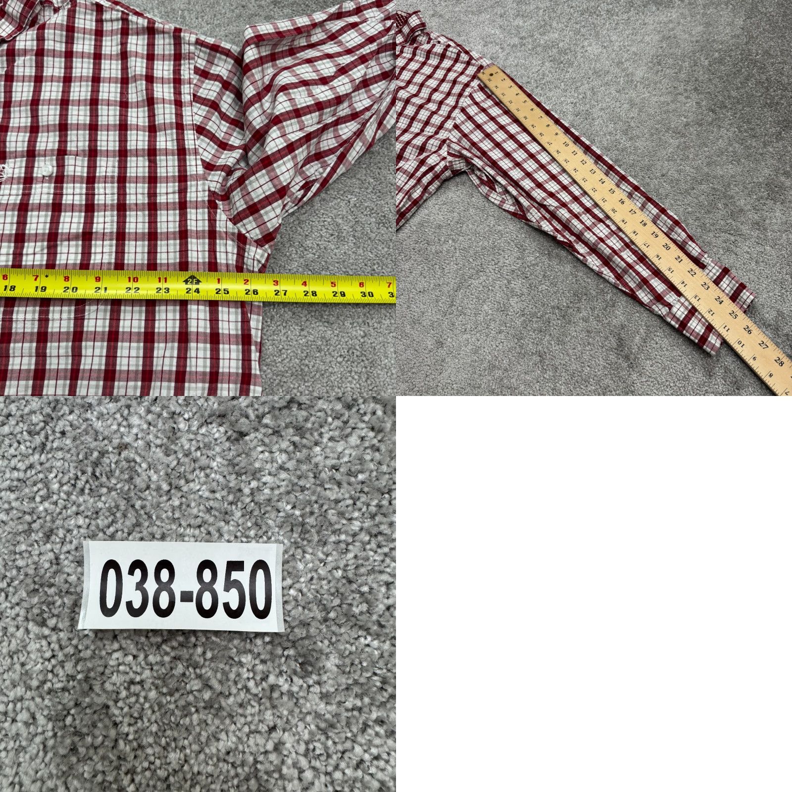 Wrangler Wrangler George Strait Western Shirt Men 2XL Red Plaid Cotton Button-Down Size US XXL / EU 58 / 5 - 9 Thumbnail