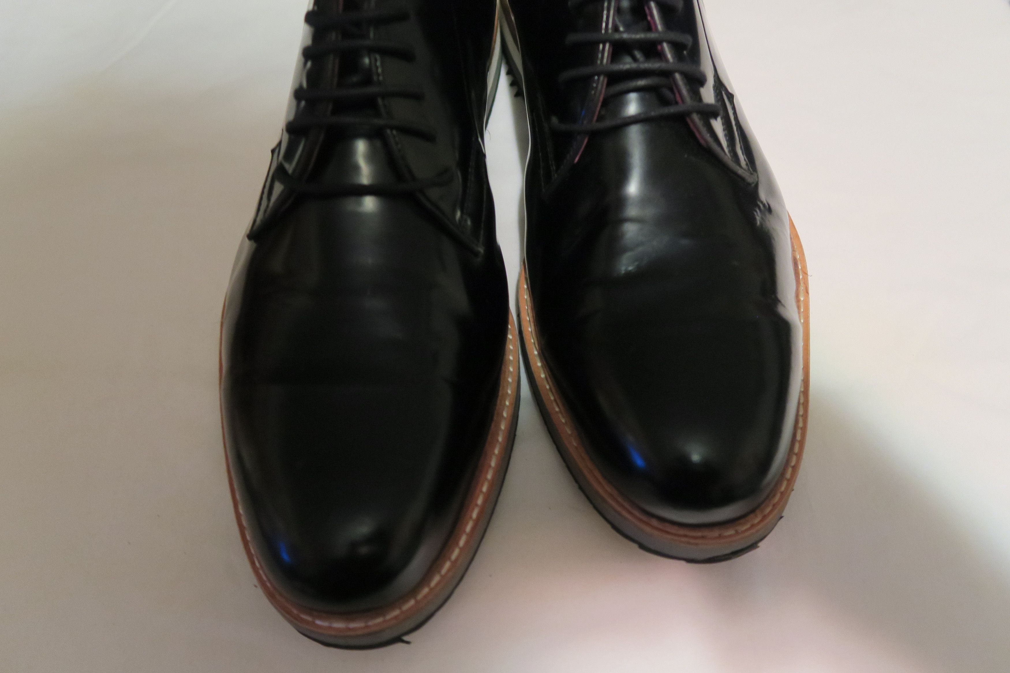 Other Deckard Zeus Oxford Handmade Dress Shoes Patent Platform Size US 13 / EU 46 - 2 Thumbnail