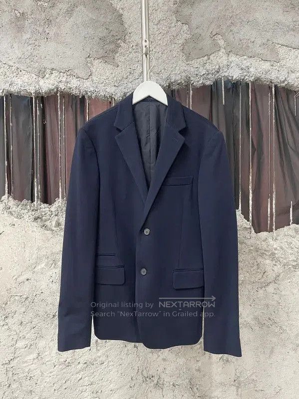 Prada Prada Tailored Dark Blue Long Sleeve Jacket. Size US M / EU 48-50 / 2 - 1 Thumbnail