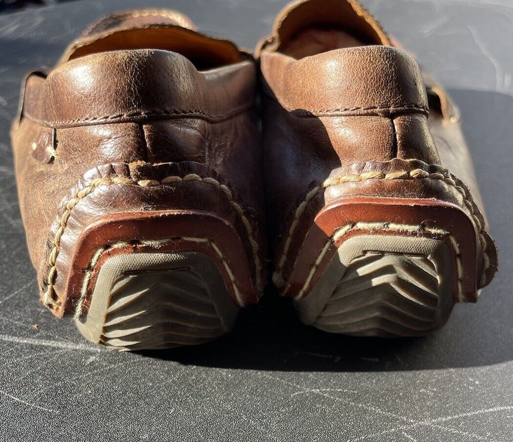 Polo Ralph Lauren POLO RALPH LAUREN Men's Leather Brown Shoes Size 11.5 D Size US 11.5 / EU 44-45 - 2 Thumbnail