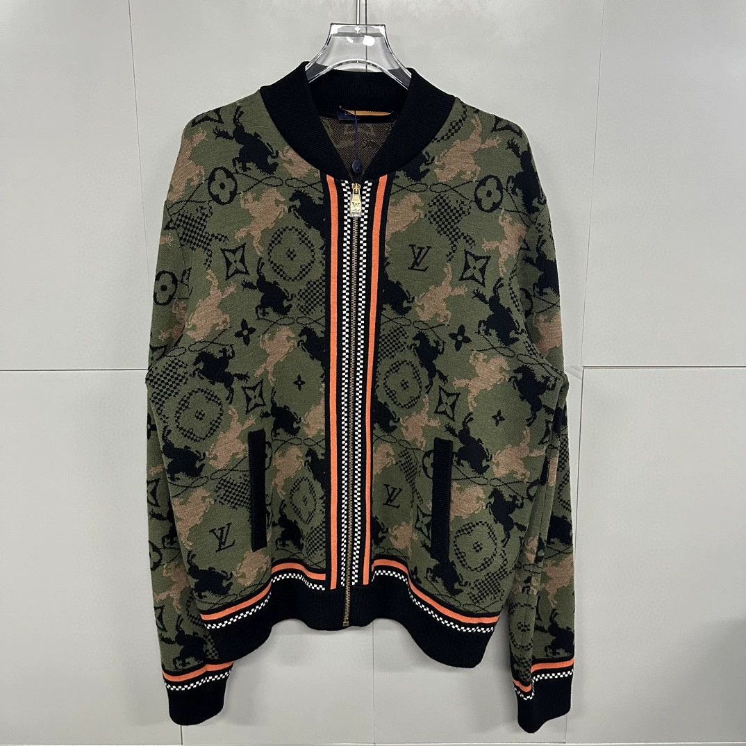 Louis Vuitton louis vuitton camo knit jacket XXL Size US XXL / EU 58 / 5 - 1 Thumbnail
