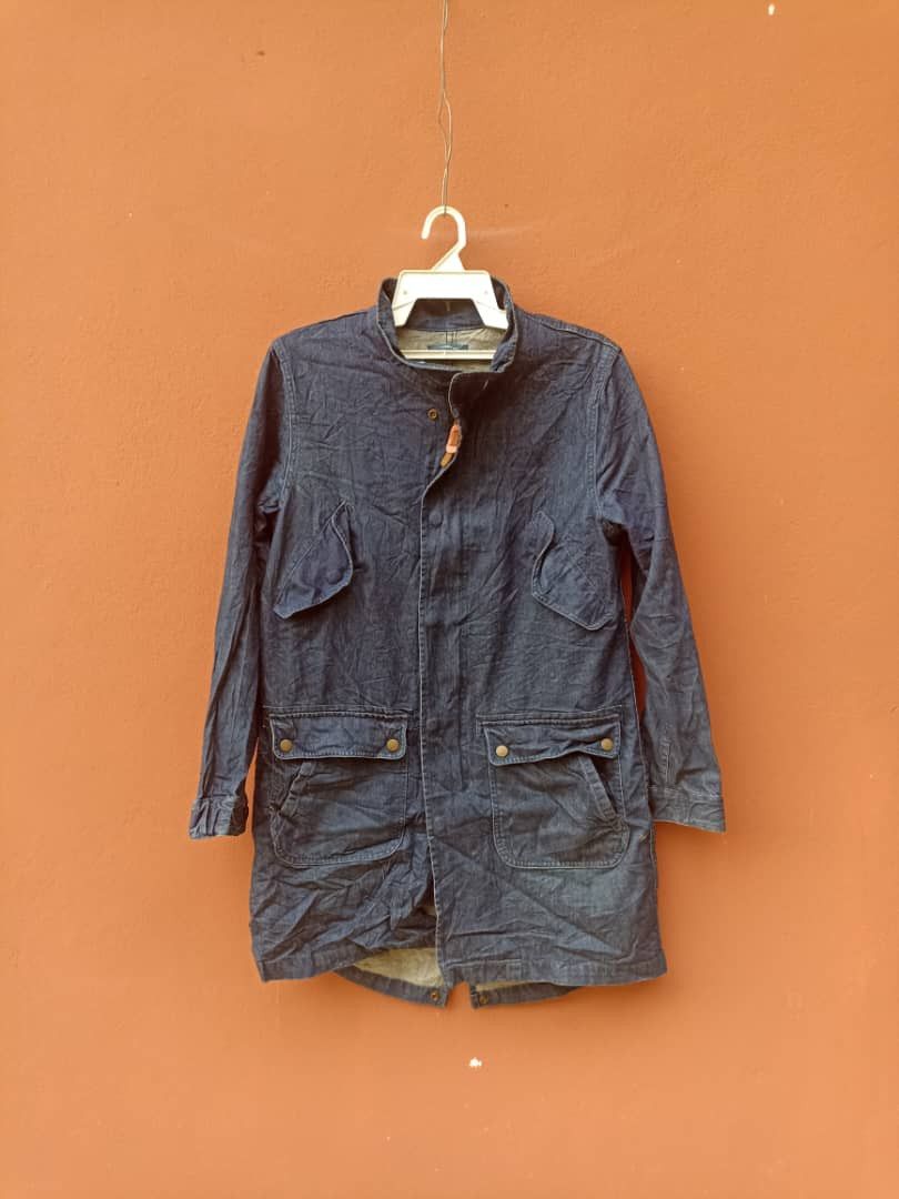 Japanese Brand × Vintage J. JERRY Men Long Denim Jacket Size US M / EU 48-50 / 2 - 1 Thumbnail