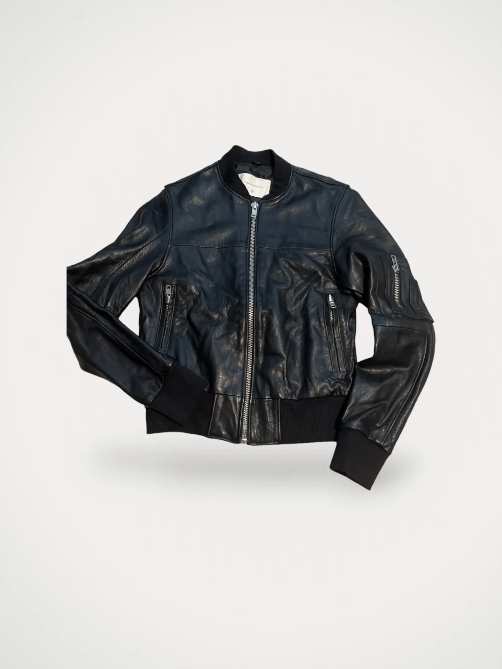 Deadwood Deadwood Leather Jacket Size XS / US 0-2 / IT 36-38 - 1 Thumbnail