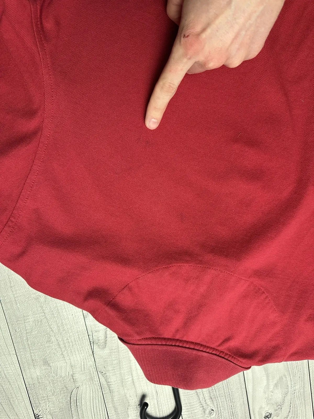 Burberry Vintage Burberry polo plaid logo red size L/XL Size US XL / EU 56 / 4 - 11 Thumbnail