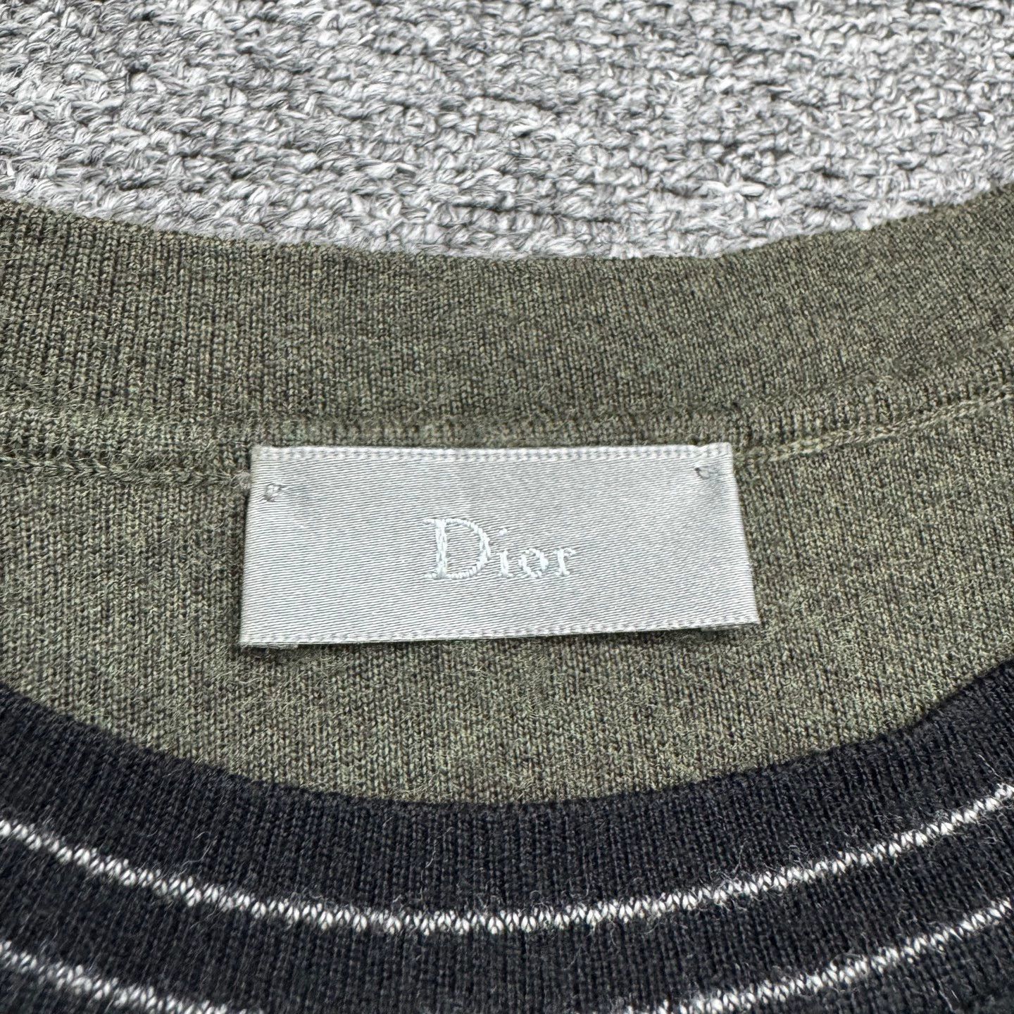 Dior Dior Color Blocked Wool Long Sleeve Women's Size S Size S / US 4 / IT 40 - 2 Thumbnail