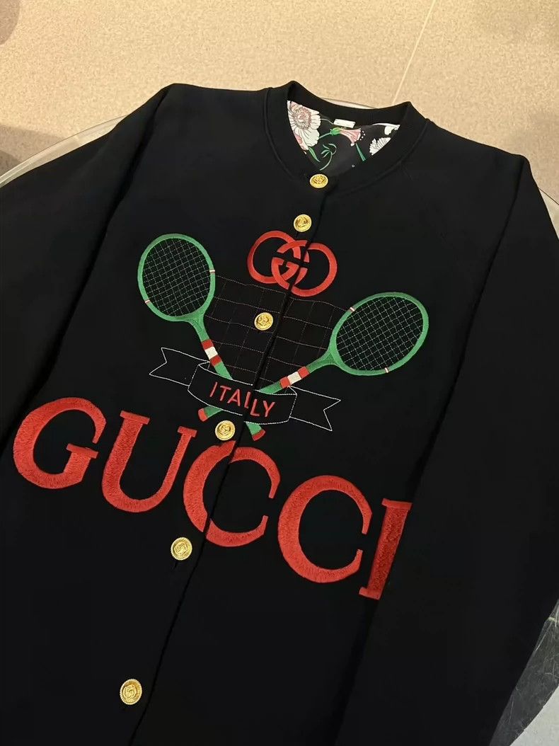Gucci Gucci Long baseball series double-wear baseball jacket 2503 Size US XXS / EU 40 - 4 Thumbnail
