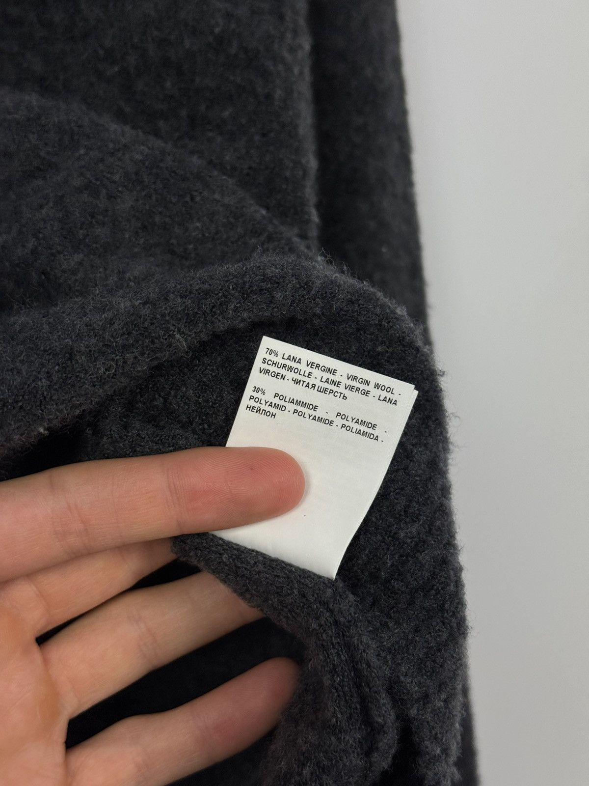 Gran Sasso Gran Sasso Italy Wool Gray Basic Sweater Size US M / EU 48-50 / 2 - 14 Thumbnail