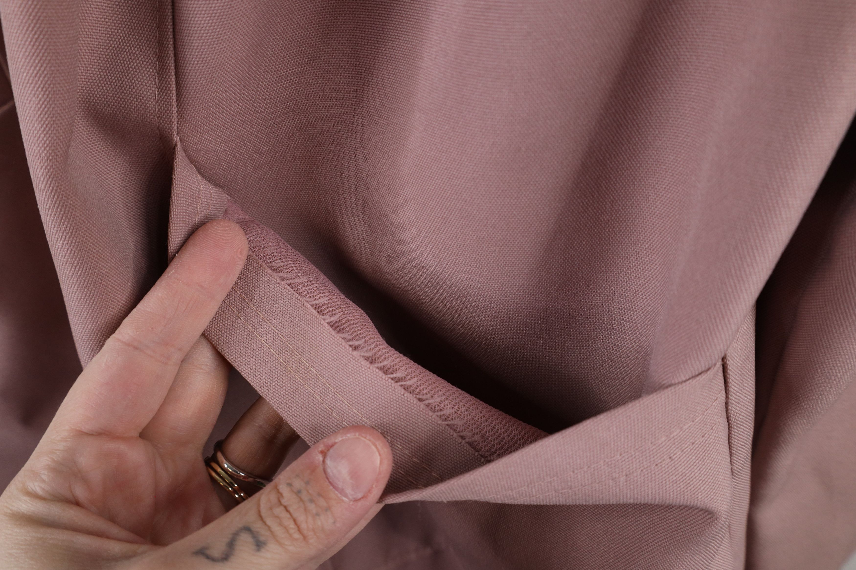 Vintage Vintage 70s Union Made Button Trench Coat Jacket Pink USA Size XL / US 12-14 / IT 48-50 - 6 Thumbnail
