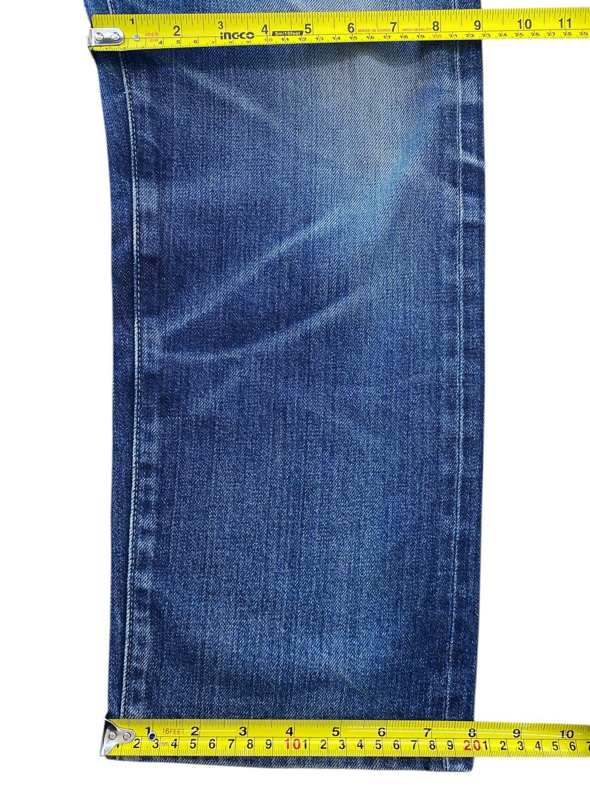 Uniqlo Uniqlo X Selvedge Faded Wash Straight Leg Jeans Size US 33 - 9 Thumbnail