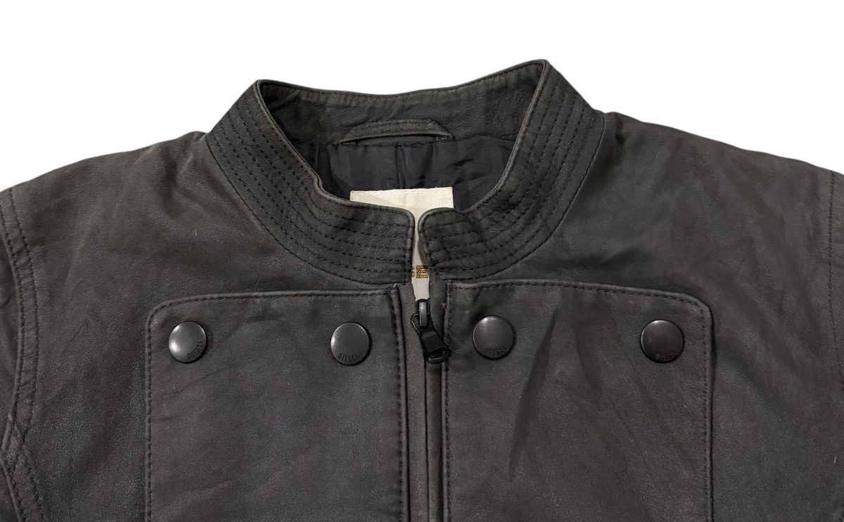 Diesel Black Gold Vintage Diesel Lamb Leather Avant Garde Inspired Jacket Size XS / US 0-2 / IT 36-38 - 6 Thumbnail