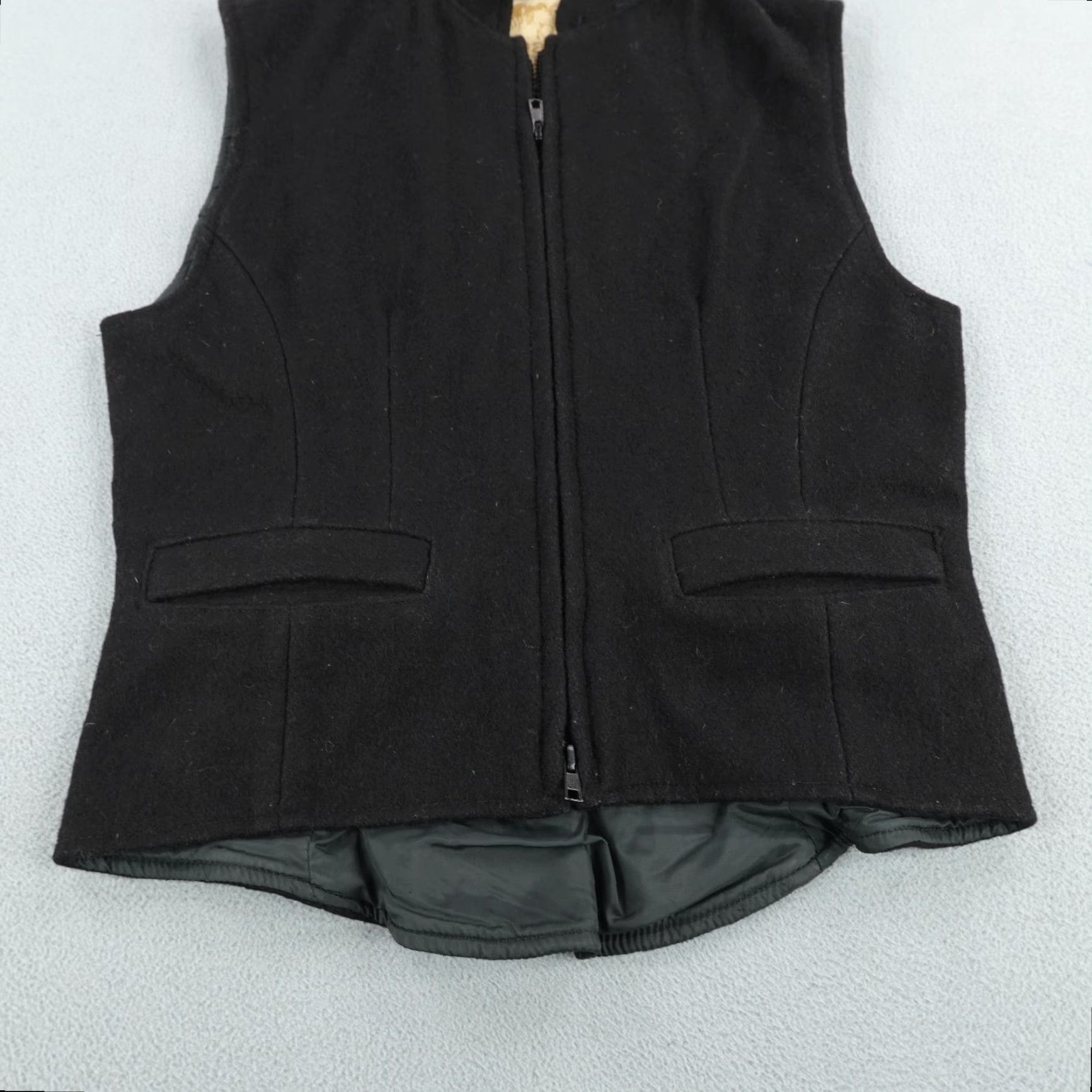 Vintage VINTAGE Schaefer Vest Mens Small Black Wool Frontier Western Cowboy Rodeo Crew Neck? Size US S / EU 44-46 / 1 - 4 Thumbnail