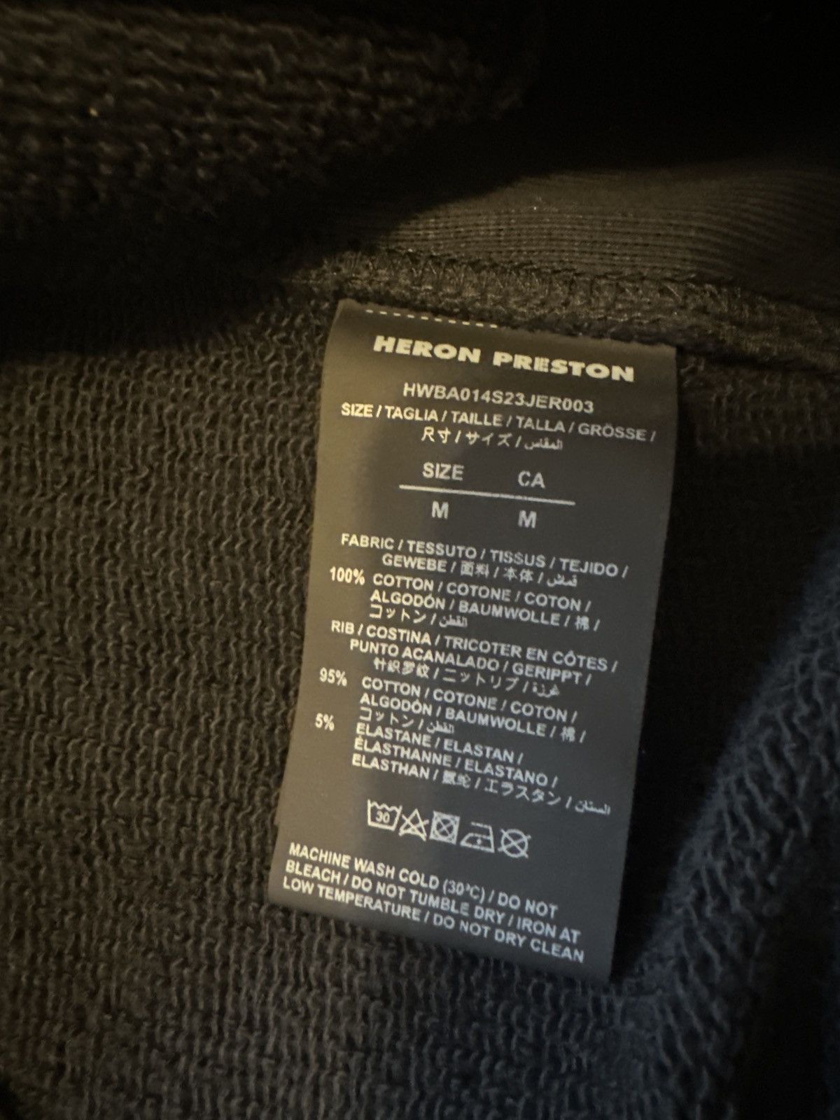 Heron Preston Heron Preston black sweatshirt Size US M / EU 48-50 / 2 - 2 Thumbnail