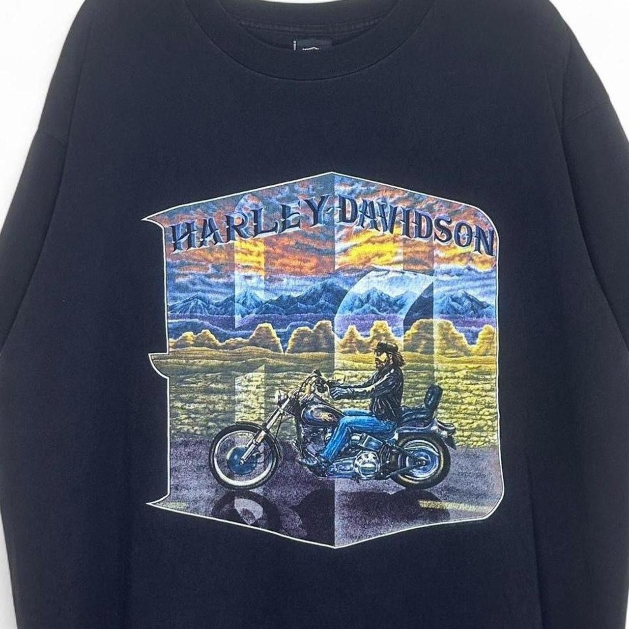 Harley Davidson 1990’s Harley Davidson Funwear Graphic Shirt X-Large Size US XL / EU 56 / 4 - 1 Thumbnail