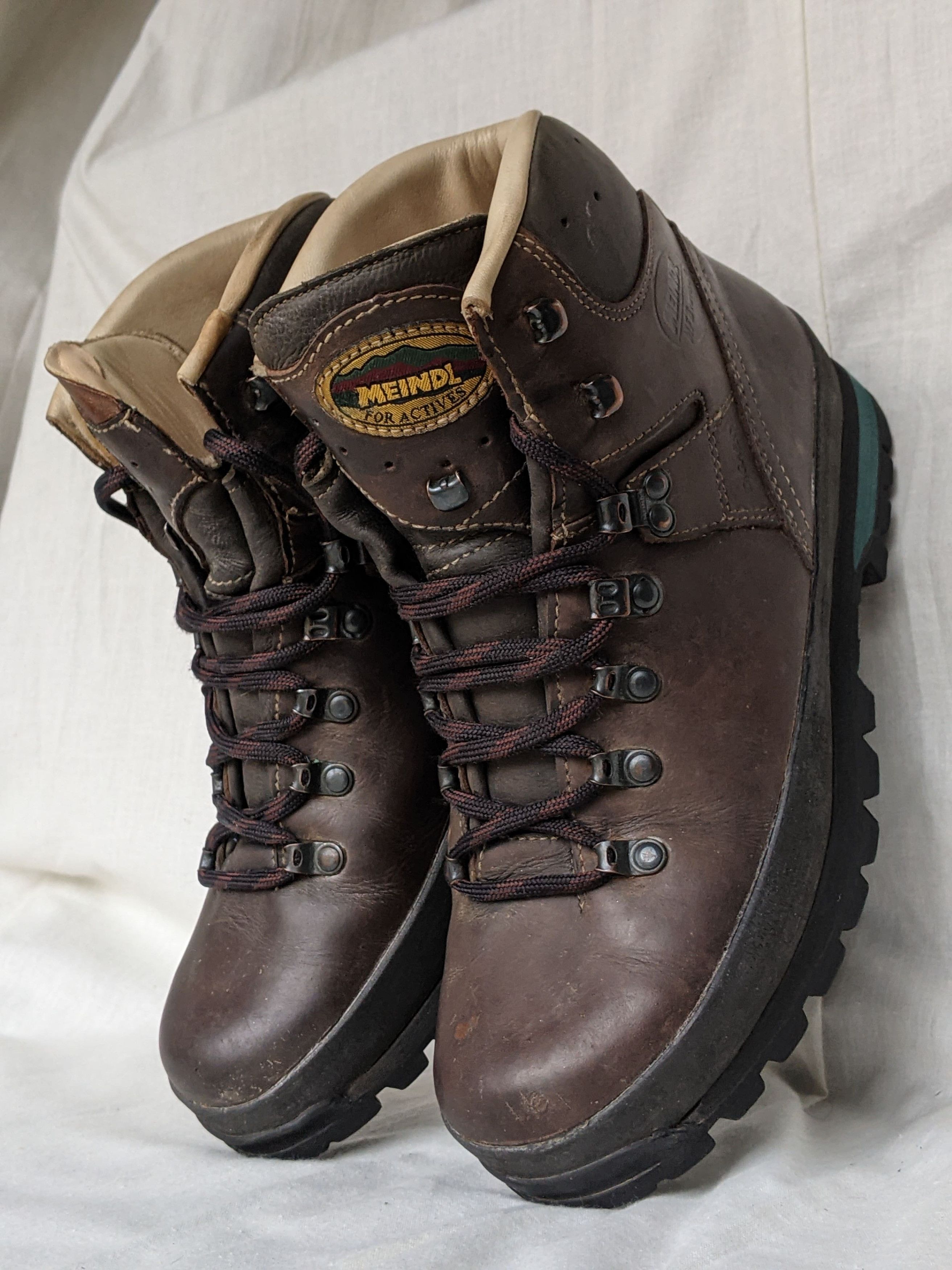 LOWA Meindl Leather Hiking Boots LaSportiva Scarpa Vibram Vintage Size US 8 / EU 41 - 5 Thumbnail
