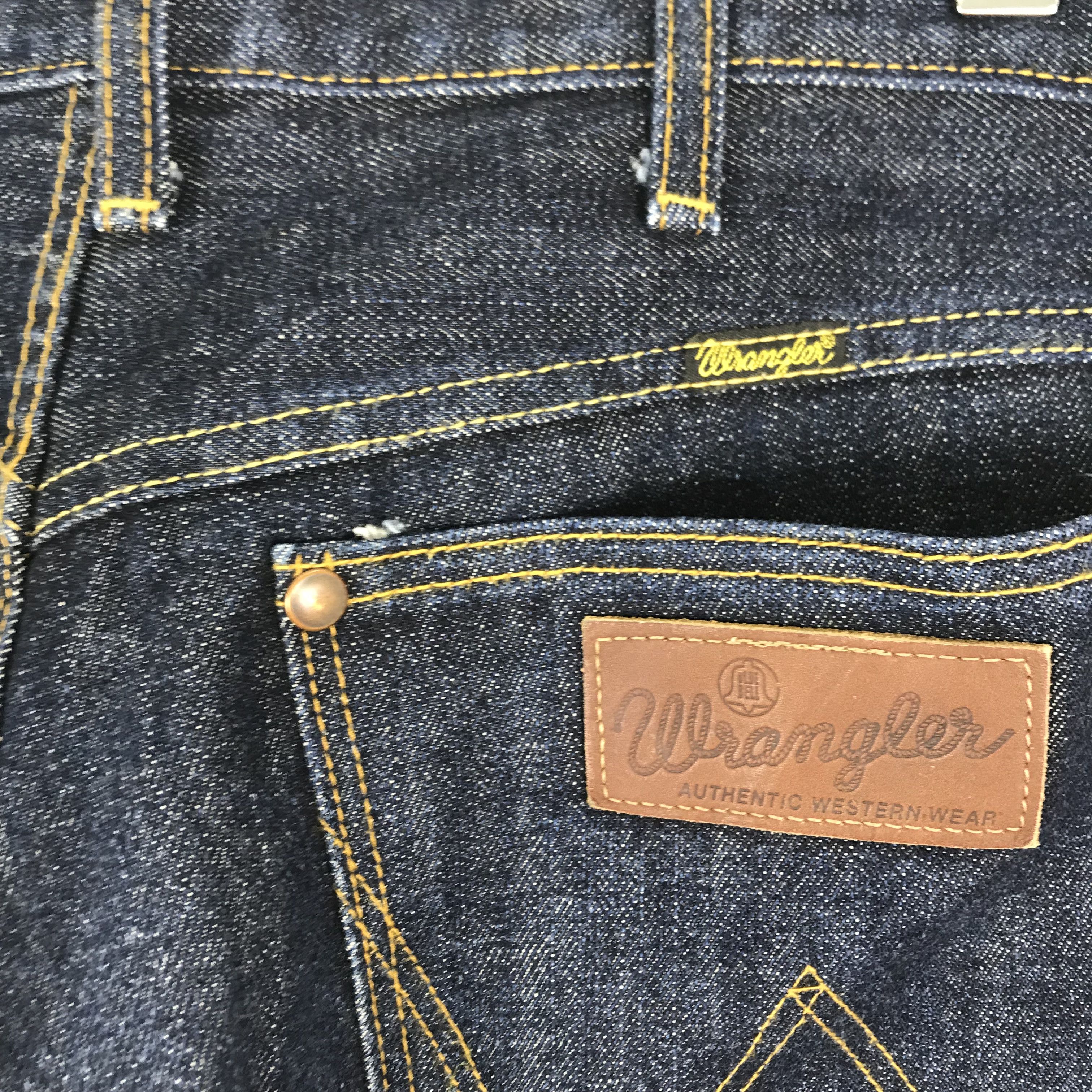 Vintage × Wrangler X240 VTG WRANGLER BLUE BELL JEANS Size US 35 - 3 Thumbnail
