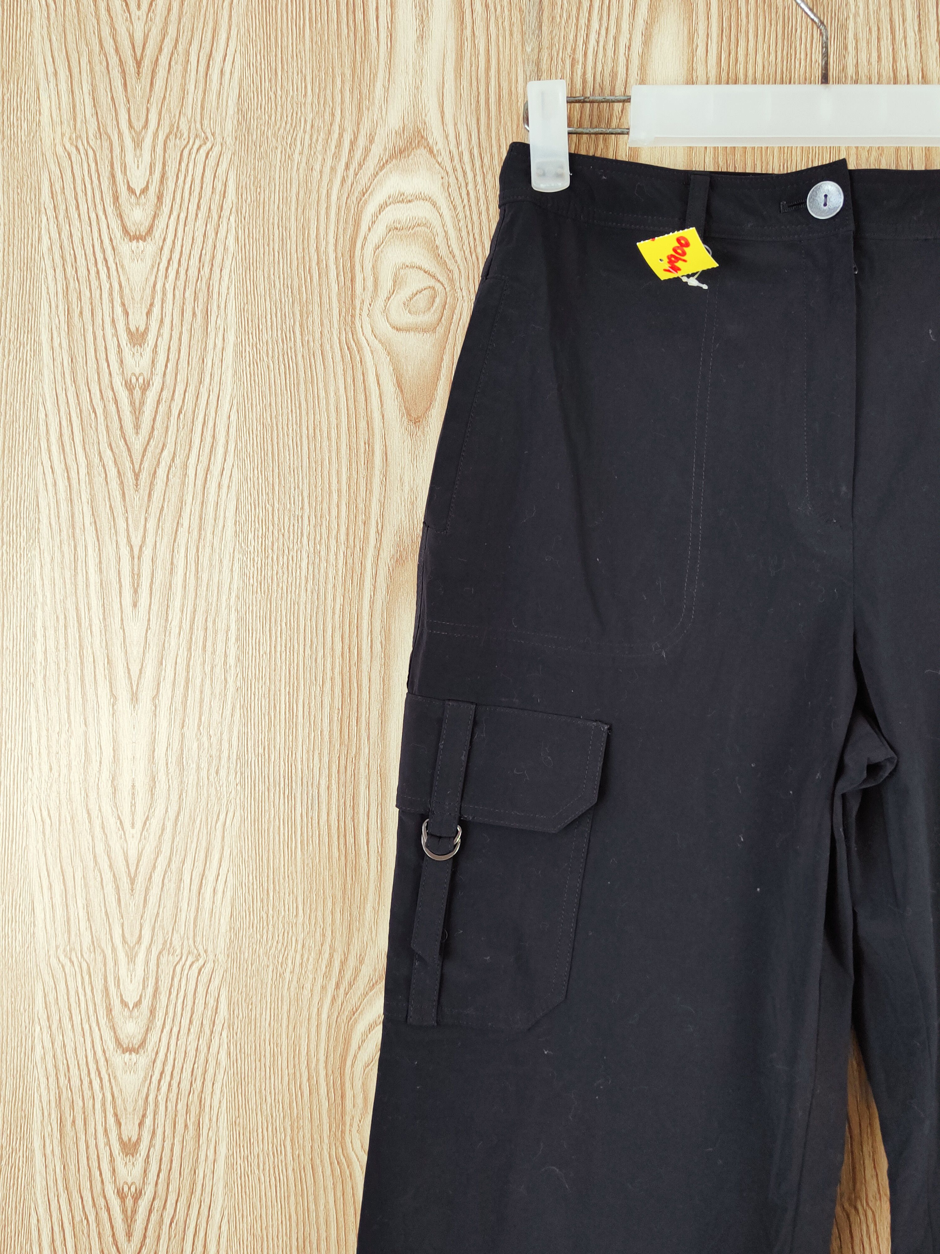 Japanese Brand Les Lalique Black Multipocket Tactical Cargo Pants #W900 Size 26" / US 2 / IT 38 - 3 Thumbnail