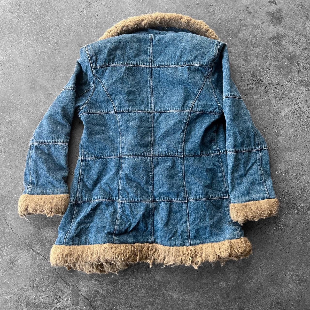 Esprit × Vintage DENIM&FUR_JACKET Size S / US 4 / IT 40 - 5 Thumbnail