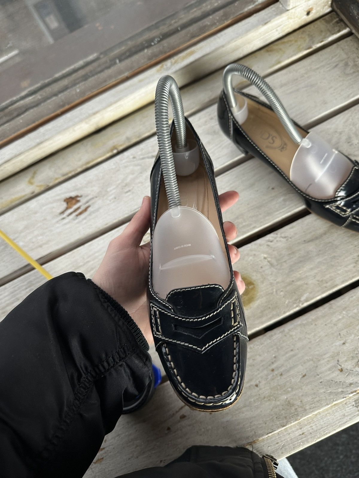 Tod's LUXURY 🚨TOD’S VNTG HEELS WOMEN BLUE TODS LUXURY RARE Size US 6 / IT 36 - 3 Thumbnail