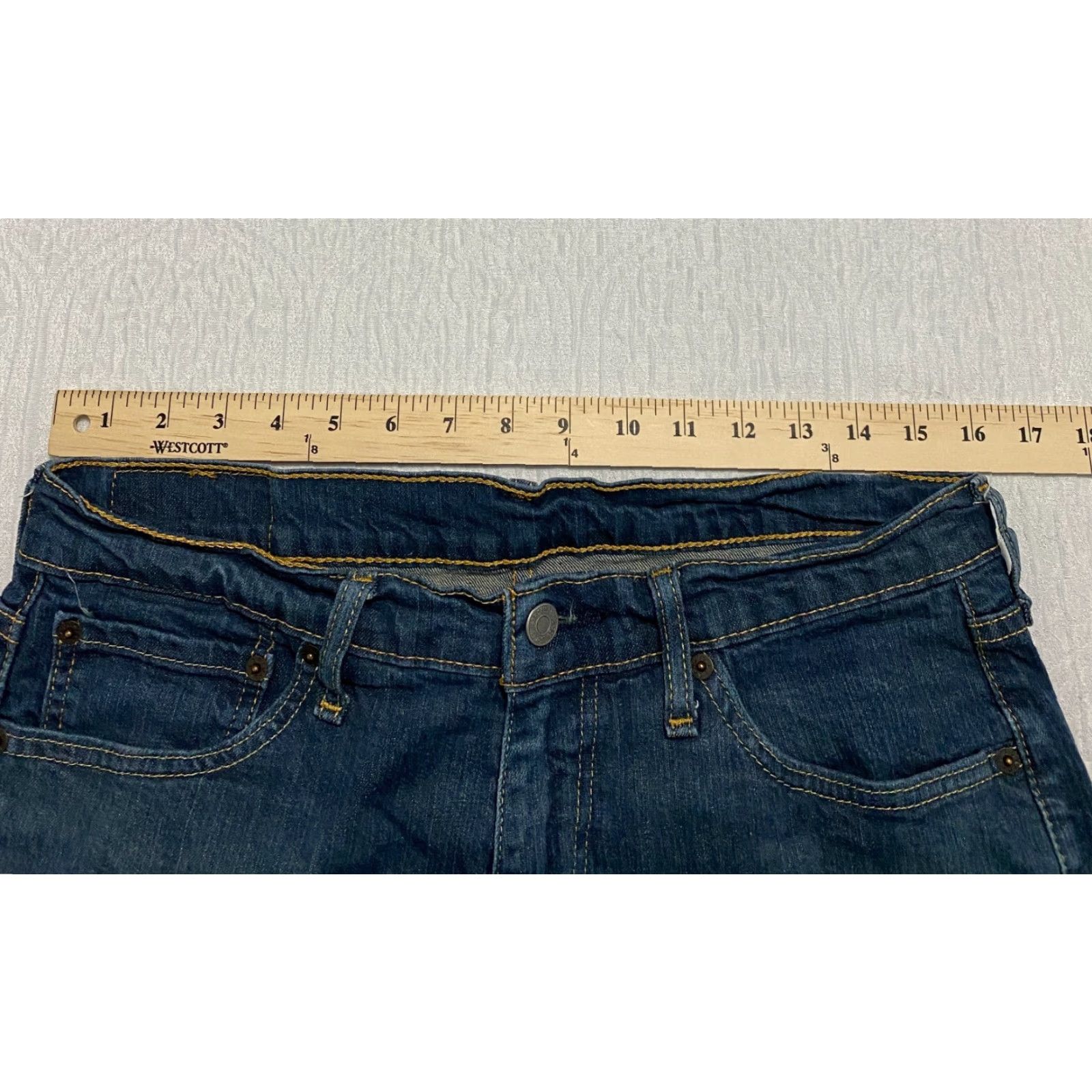 Levi's Levi's 541 Athletic Taper Jeans Men Blue 32x32 Stretch Denim Whiskers USA 5-Pocket Regular Jeans Mens Size US 32 / EU 48 - 6 Thumbnail
