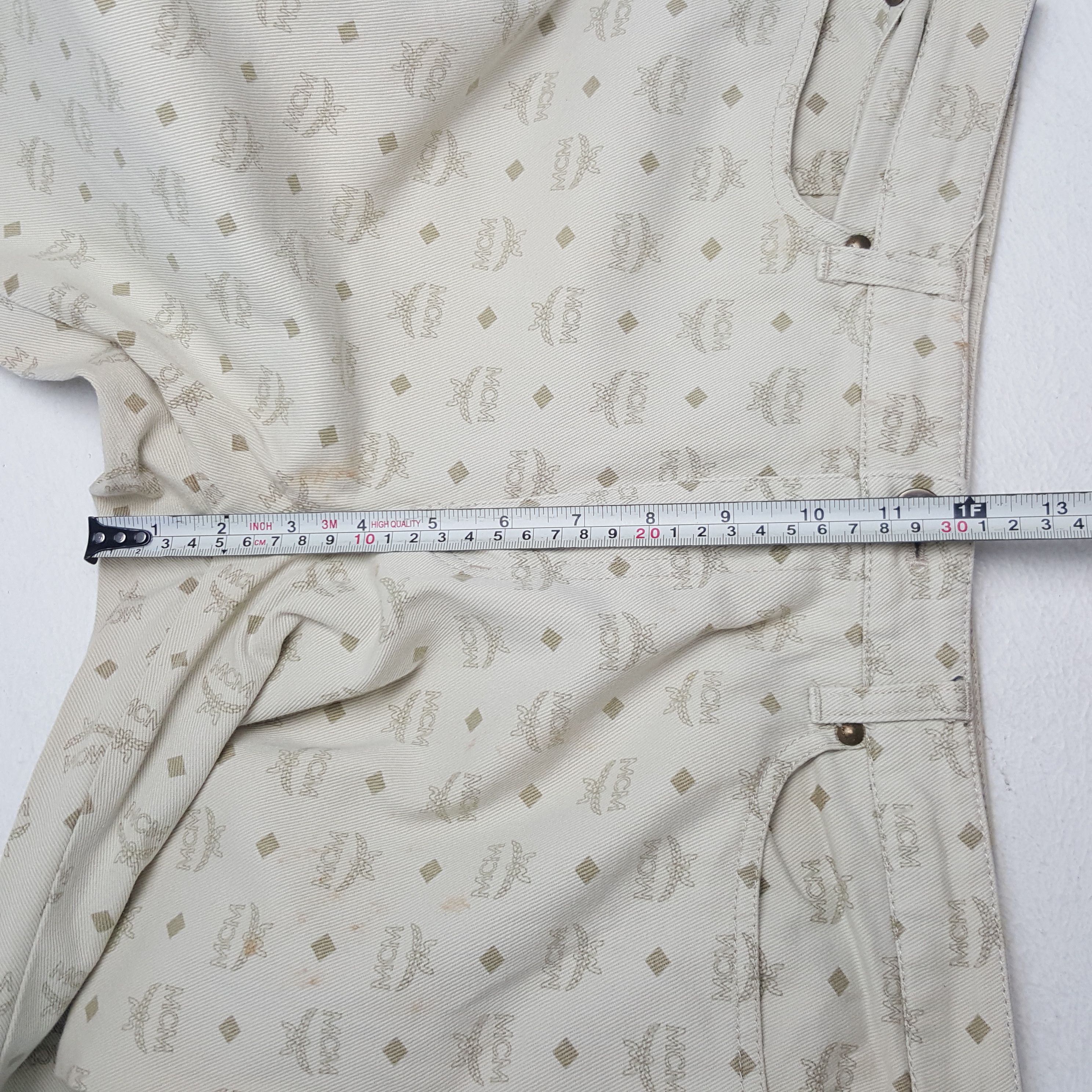 MCM × Vintage Vintage MCM Legere Designer Brand Monogram Pants Size US 29 - 10 Thumbnail