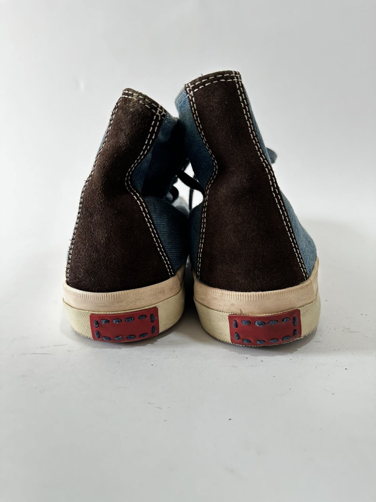 Visvim Visvim Skagway blue denim high top sneakers size 9 us Size US 9 / EU 42 - 7 Thumbnail