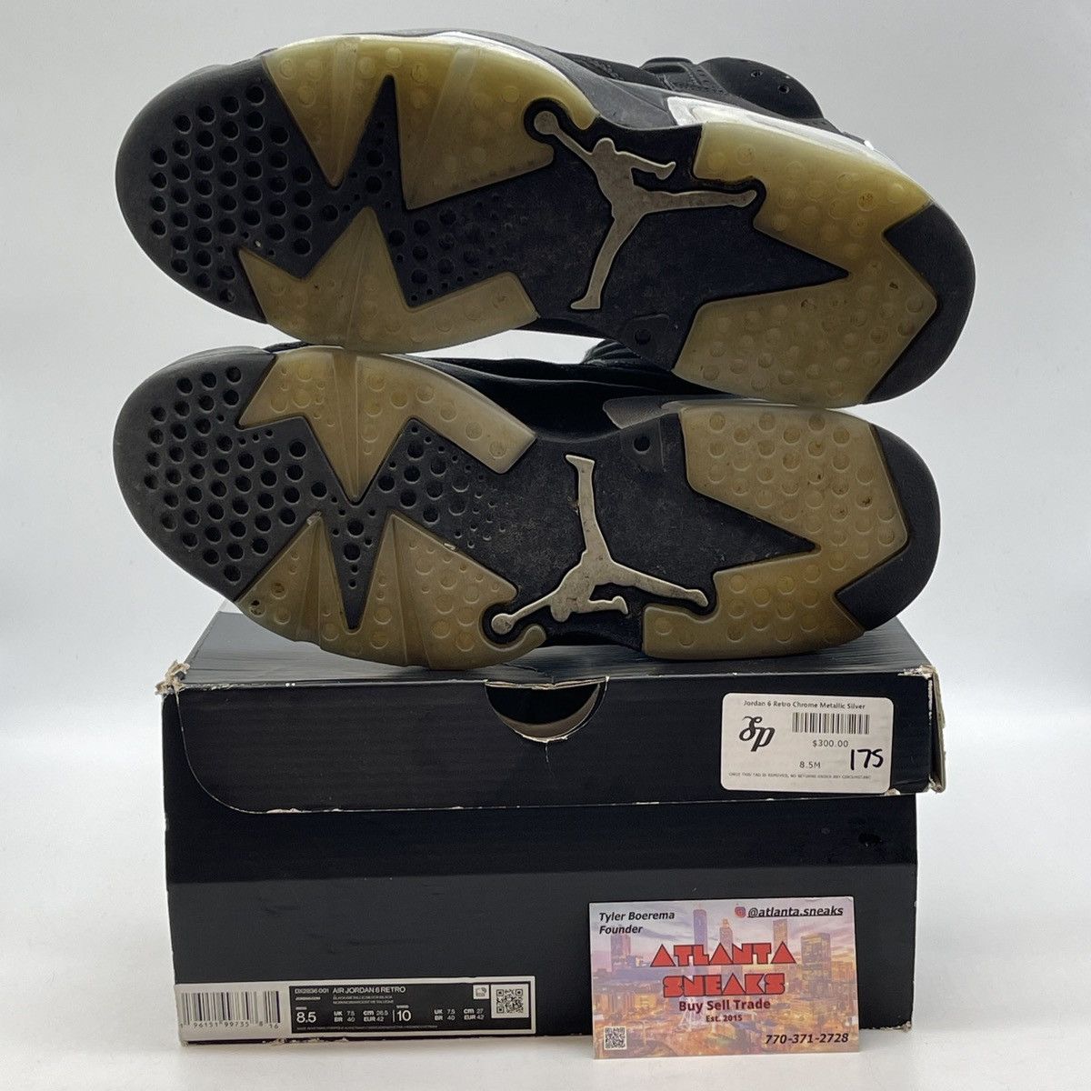 Jordan Brand Air Jordan 6 chrome Size US 8.5 / EU 41-42 - 7 Thumbnail
