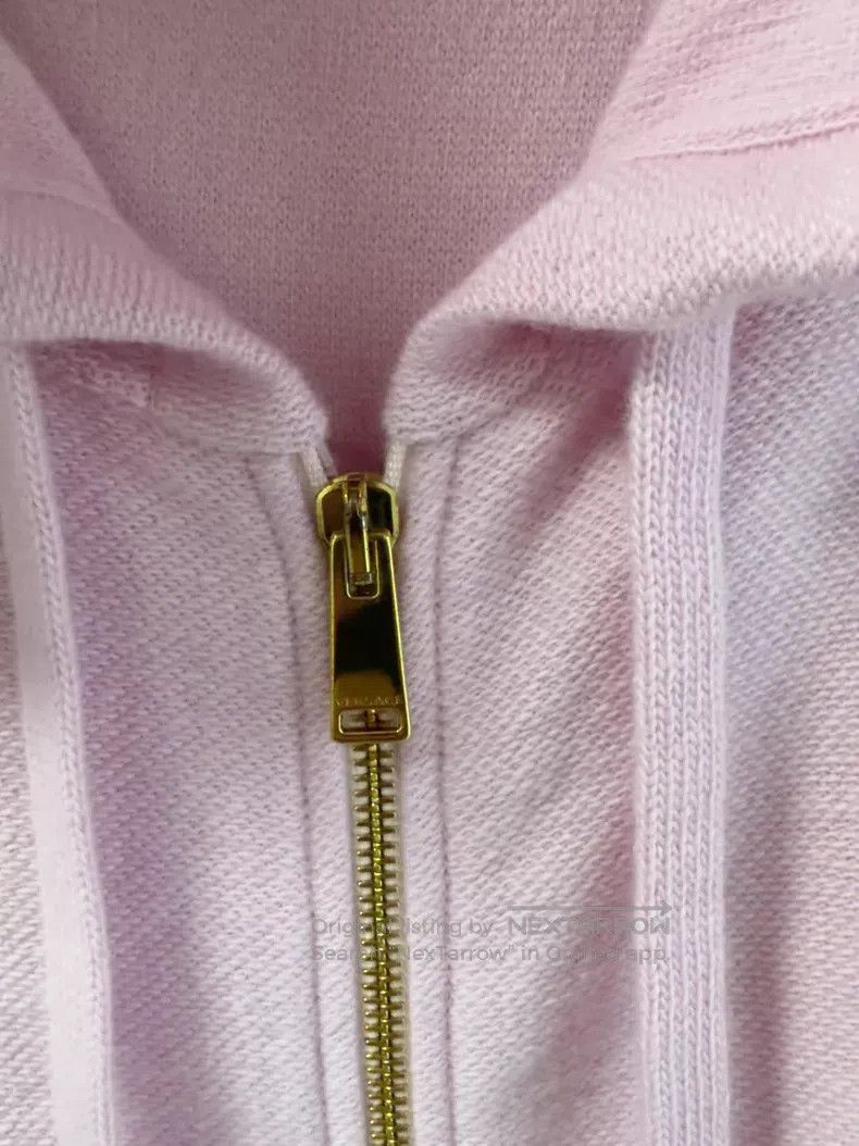 Versace Versace Pink hooded cardigan sweatshirt Size XS / US 0-2 / IT 36-38 - 3 Thumbnail